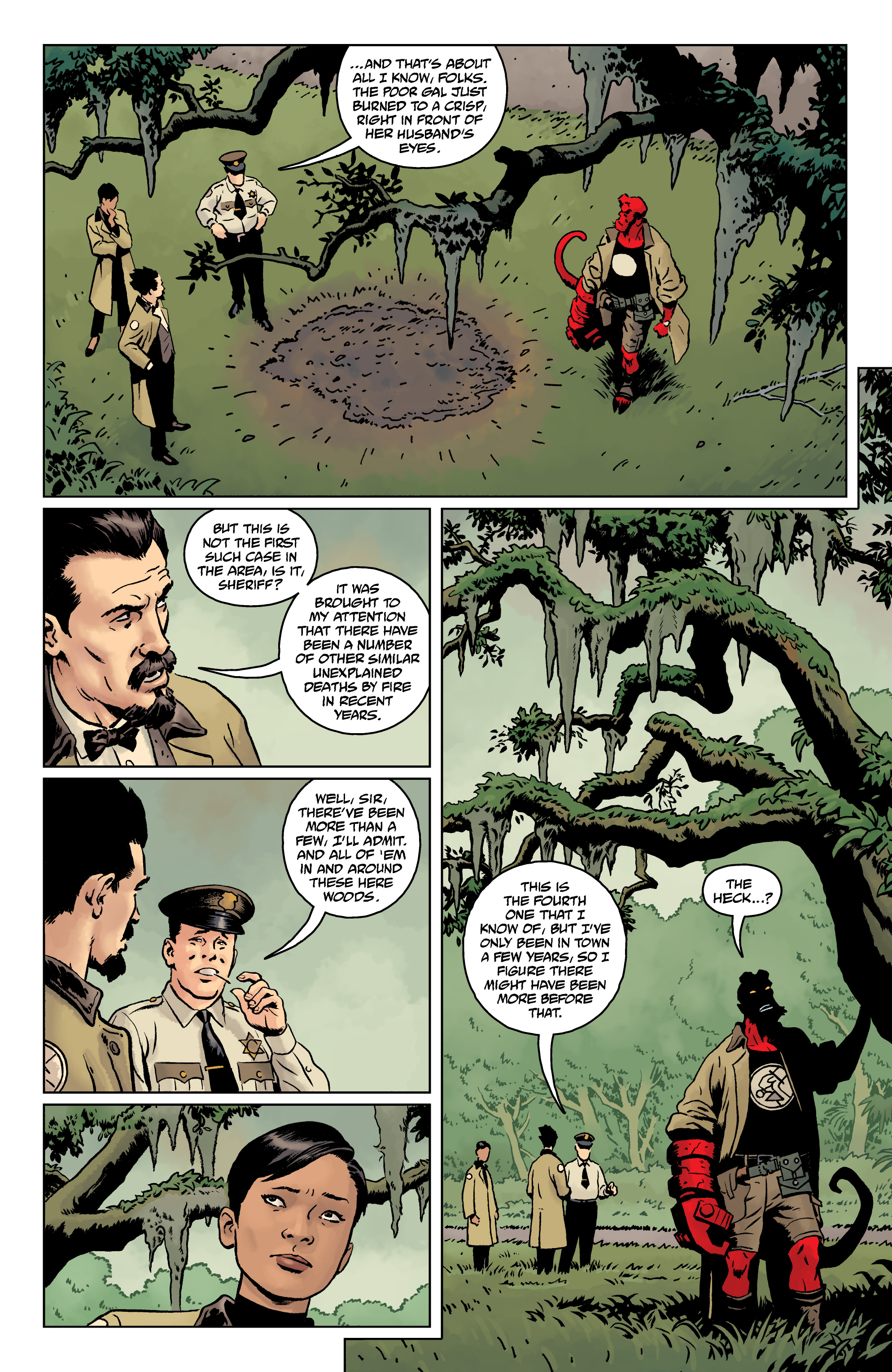 Hellboy and the B.P.R.D.: 1955--Burning Season (2018): Chapter 1 - Page 5