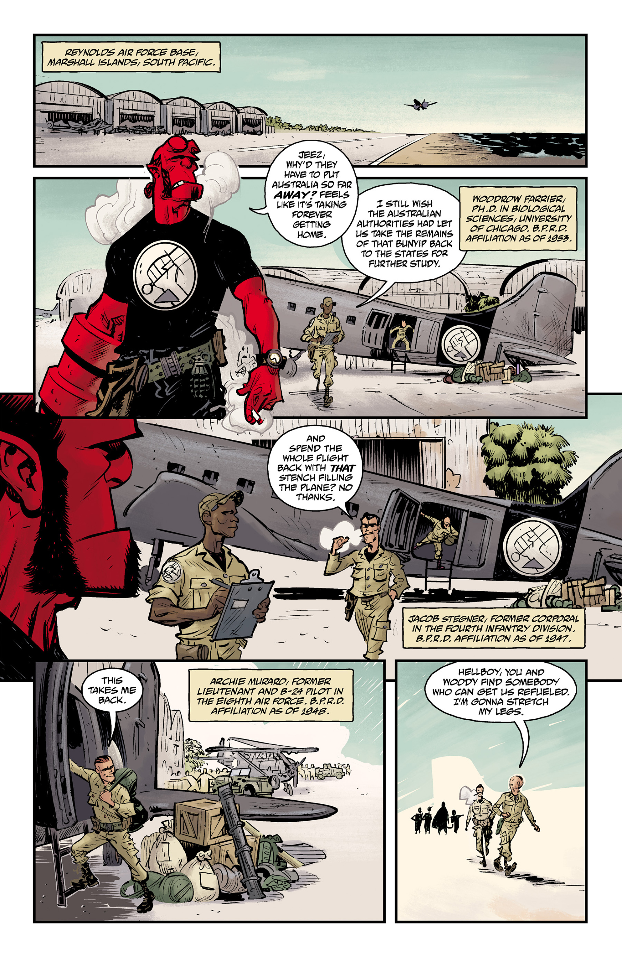 Hellboy and the B.P.R.D.: 1955--Occult Intelligence (2017): Chapter 1 - Page 5