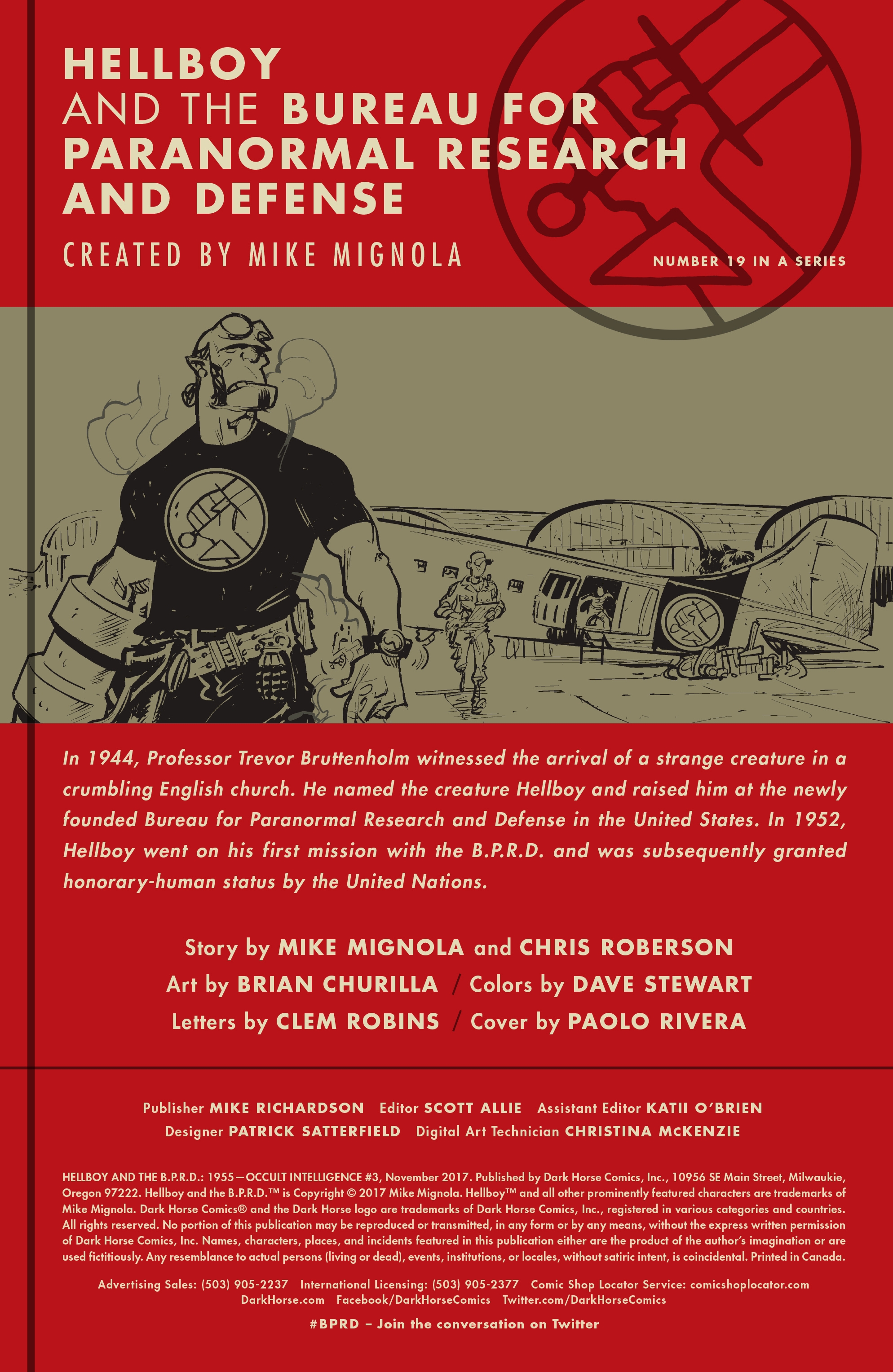 Hellboy and the B.P.R.D.: 1955--Occult Intelligence (2017): Chapter 3 - Page 2
