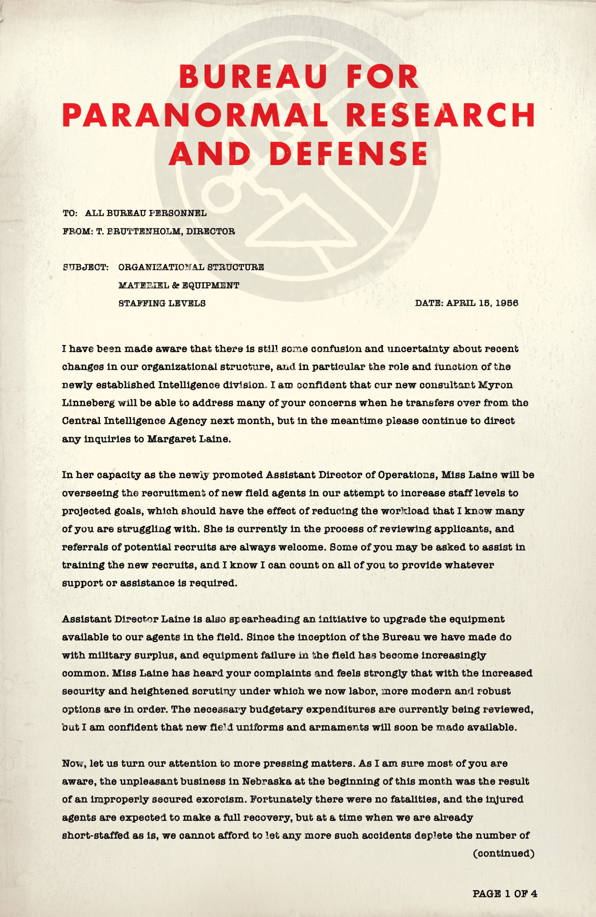 Hellboy and the B.P.R.D.: 1956 (2018-): Chapter 1 - Page 3