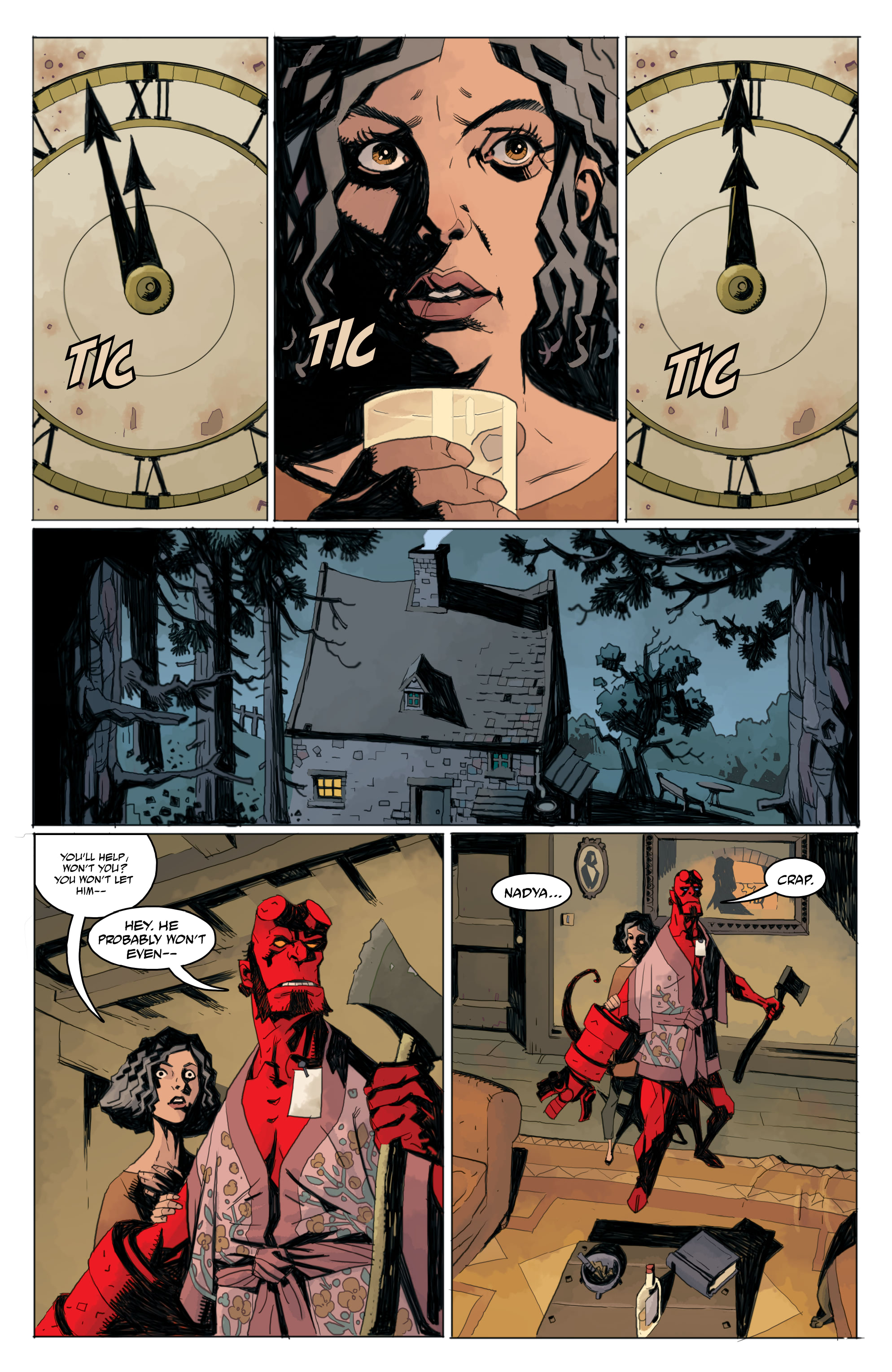 Hellboy and the B.P.R.D.: Her Fatal Hour and the Sending (2020): Chapter 1 - Page 13