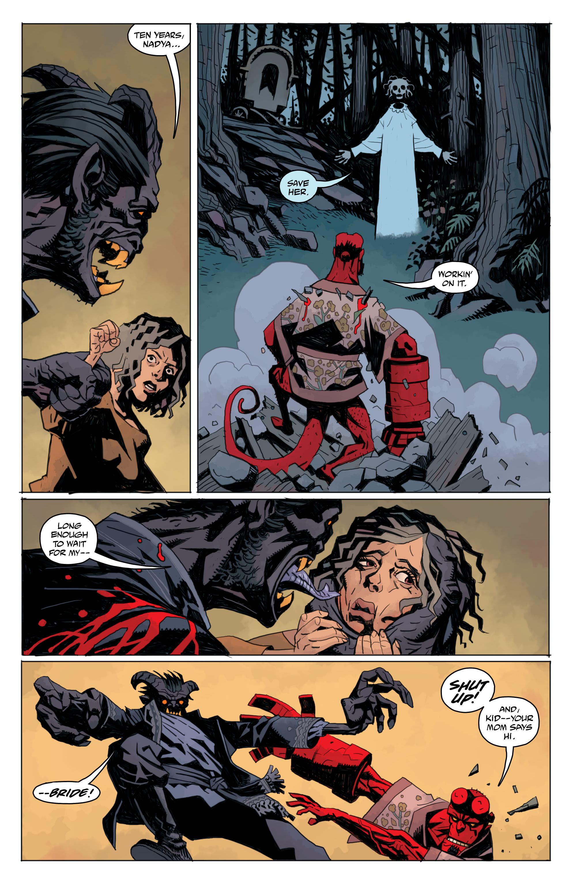 Hellboy and the B.P.R.D.: Her Fatal Hour and the Sending (2020): Chapter 1 - Page 17