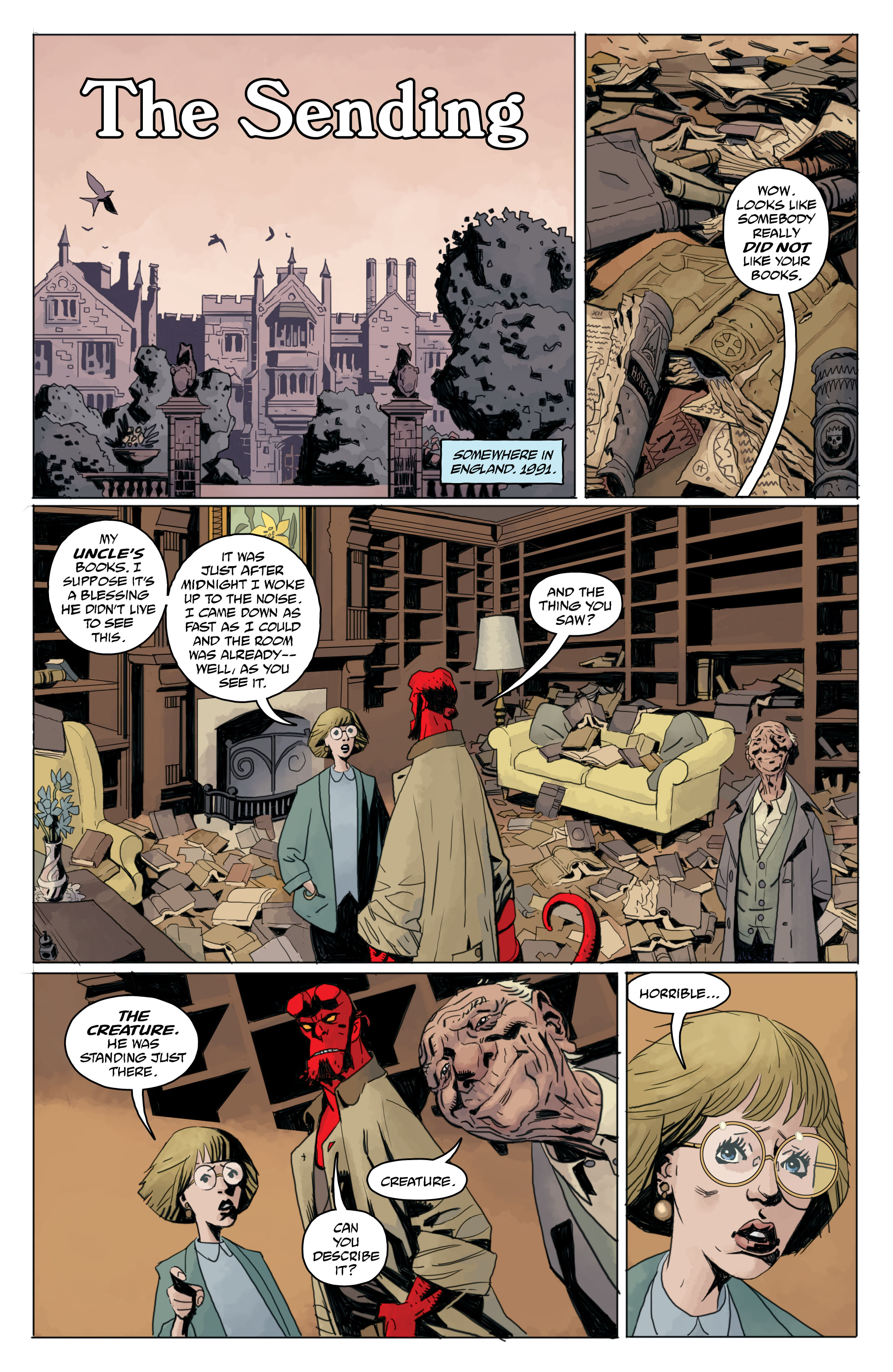 Hellboy and the B.P.R.D.: Her Fatal Hour and the Sending (2020): Chapter 1 - Page 21