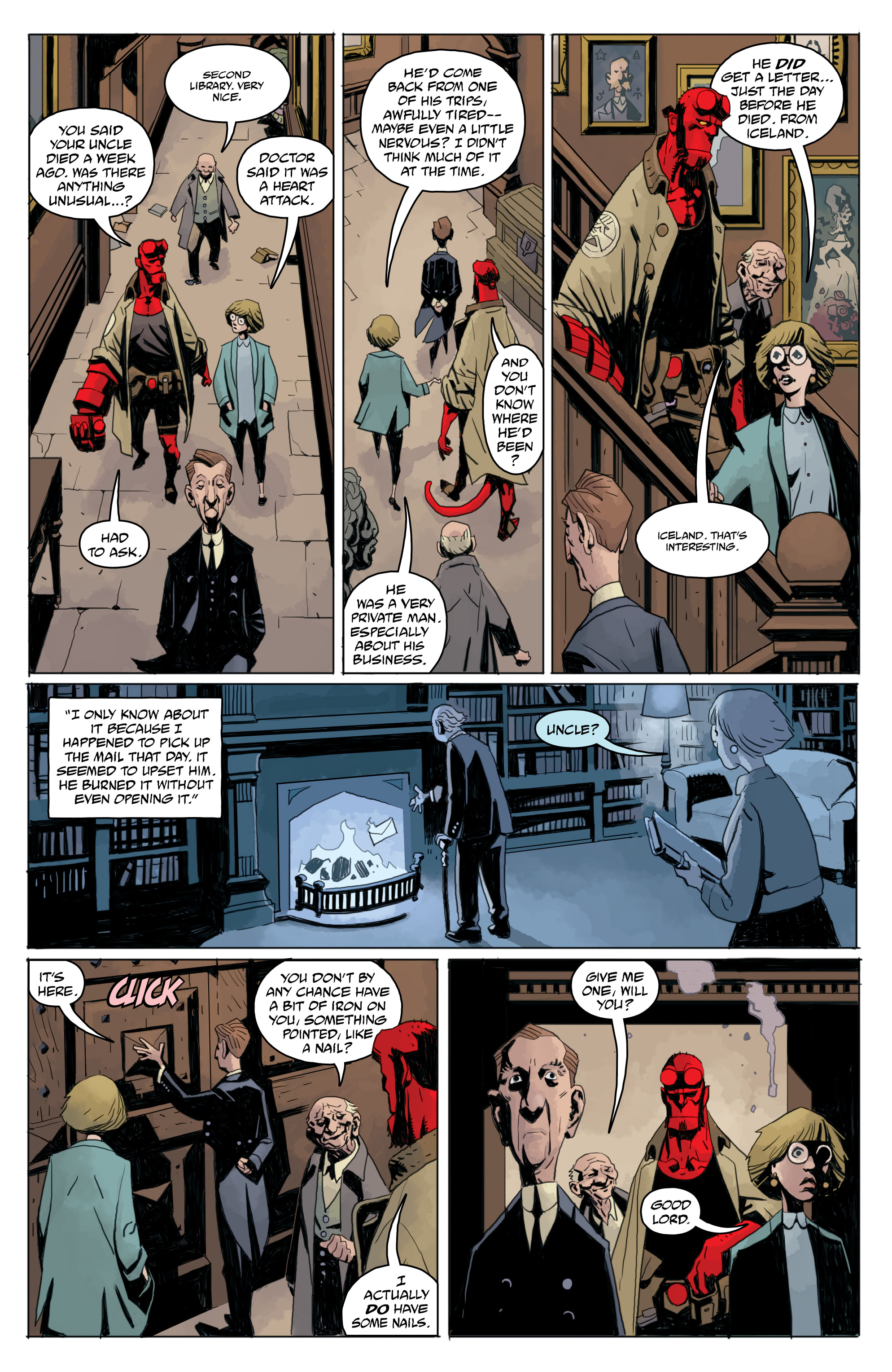 Hellboy and the B.P.R.D.: Her Fatal Hour and the Sending (2020): Chapter 1 - Page 23