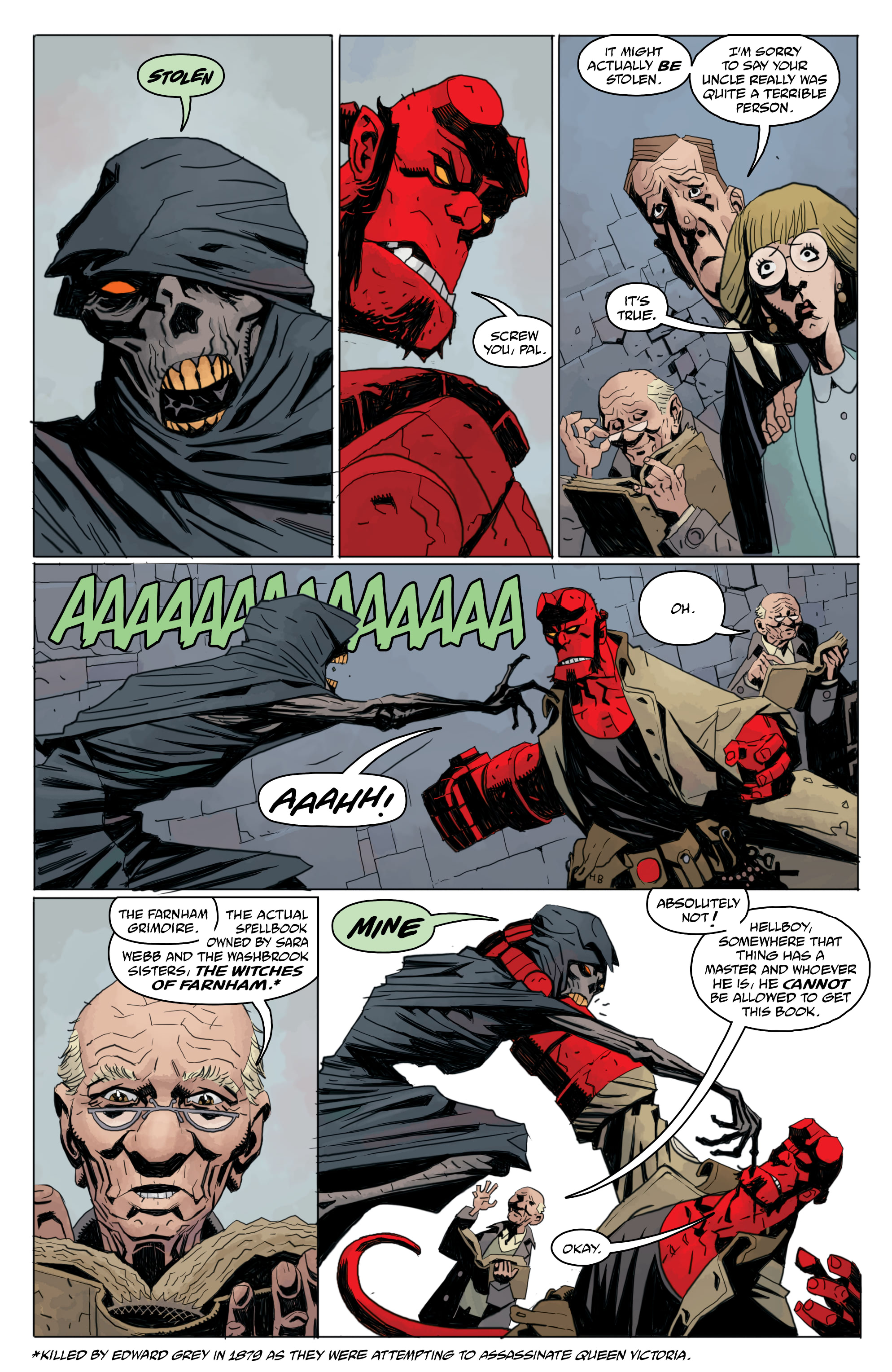 Hellboy and the B.P.R.D.: Her Fatal Hour and the Sending (2020): Chapter 1 - Page 25