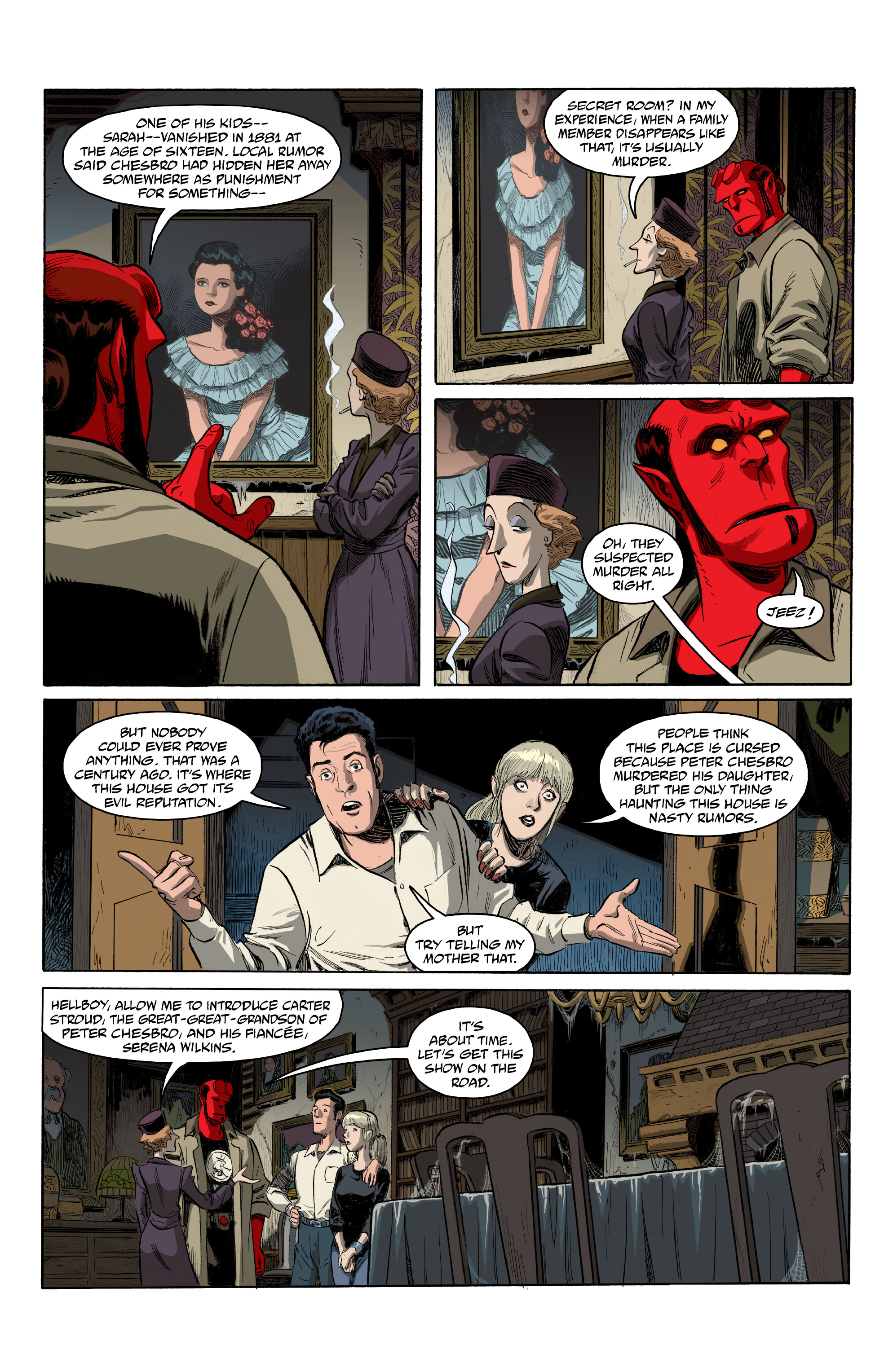 Hellboy and the B.P.R.D.: The Secret of Chesbro House (2021-): Chapter 1 - Page 8