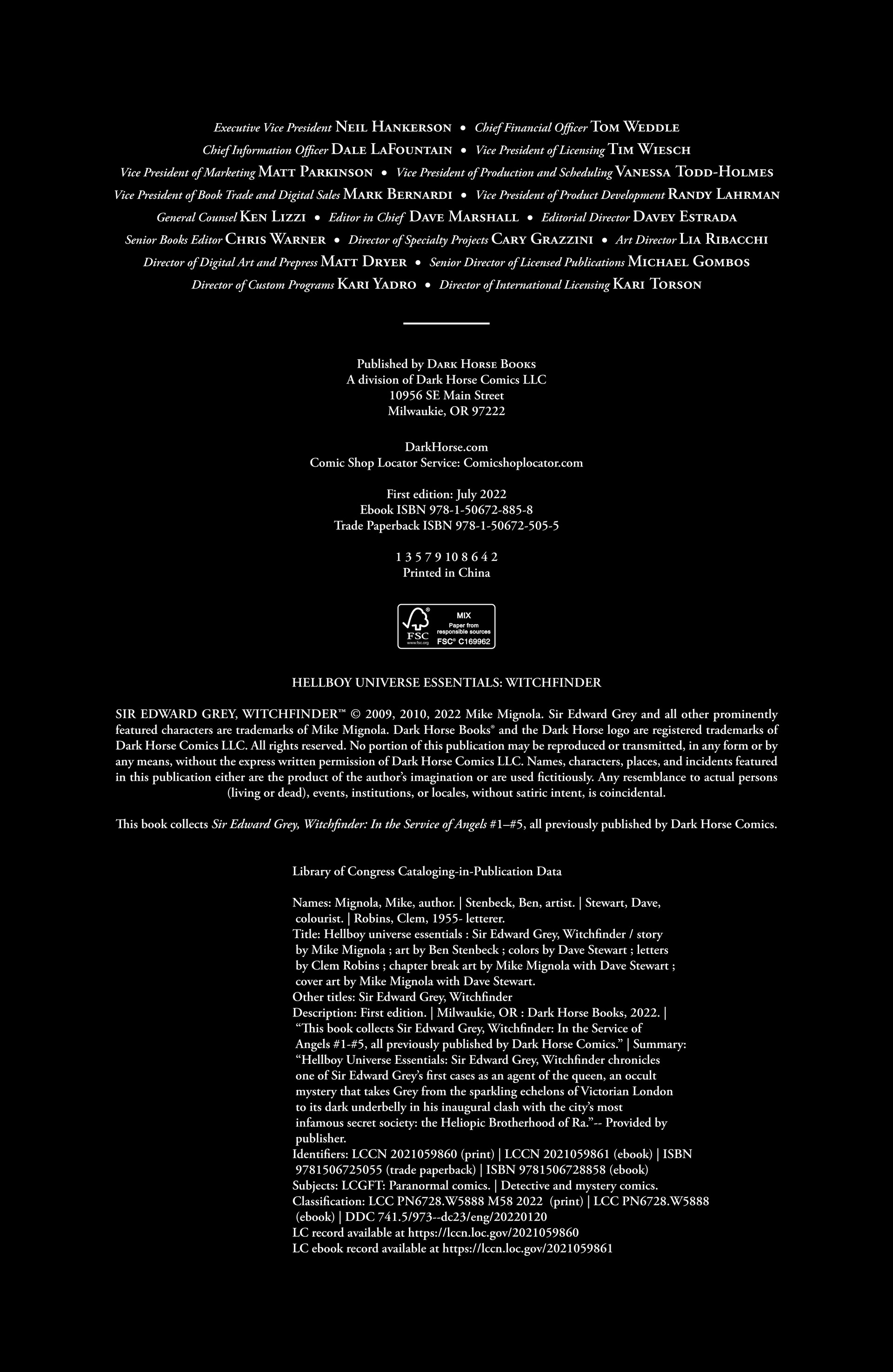 Hellboy Universe Essentials: Witchfinder (2022): Chapter TP - Page 4