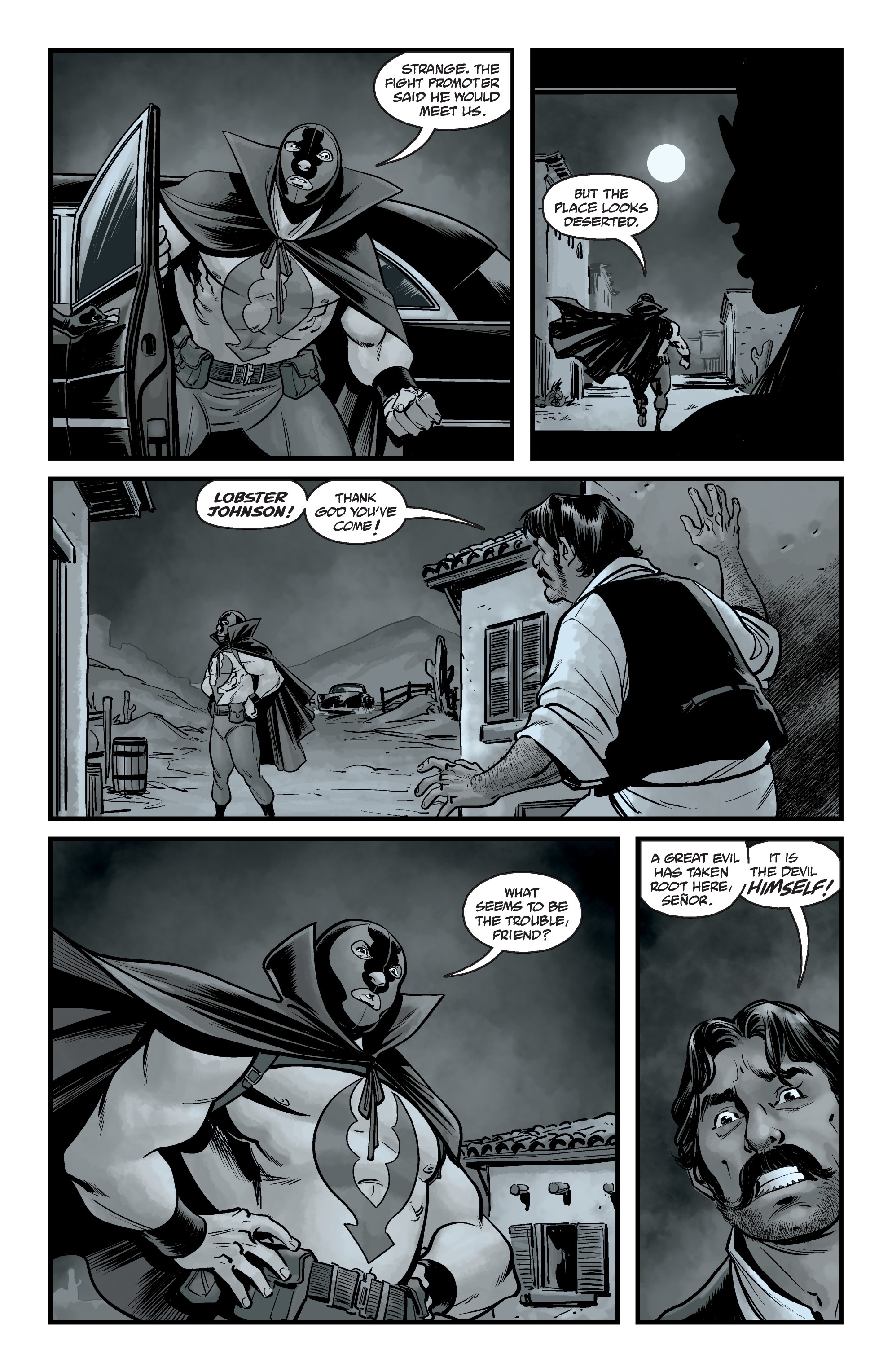 Hellboy vs. Lobster Johnson in: The Ring of Death (2019-): Chapter 1 - Page 5