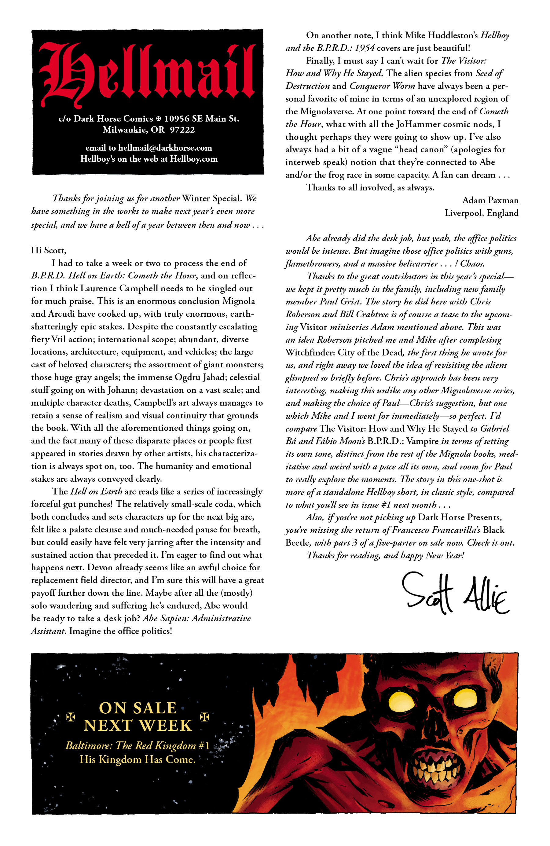 Hellboy Winter Special (2017): Chapter 1 - Page 31