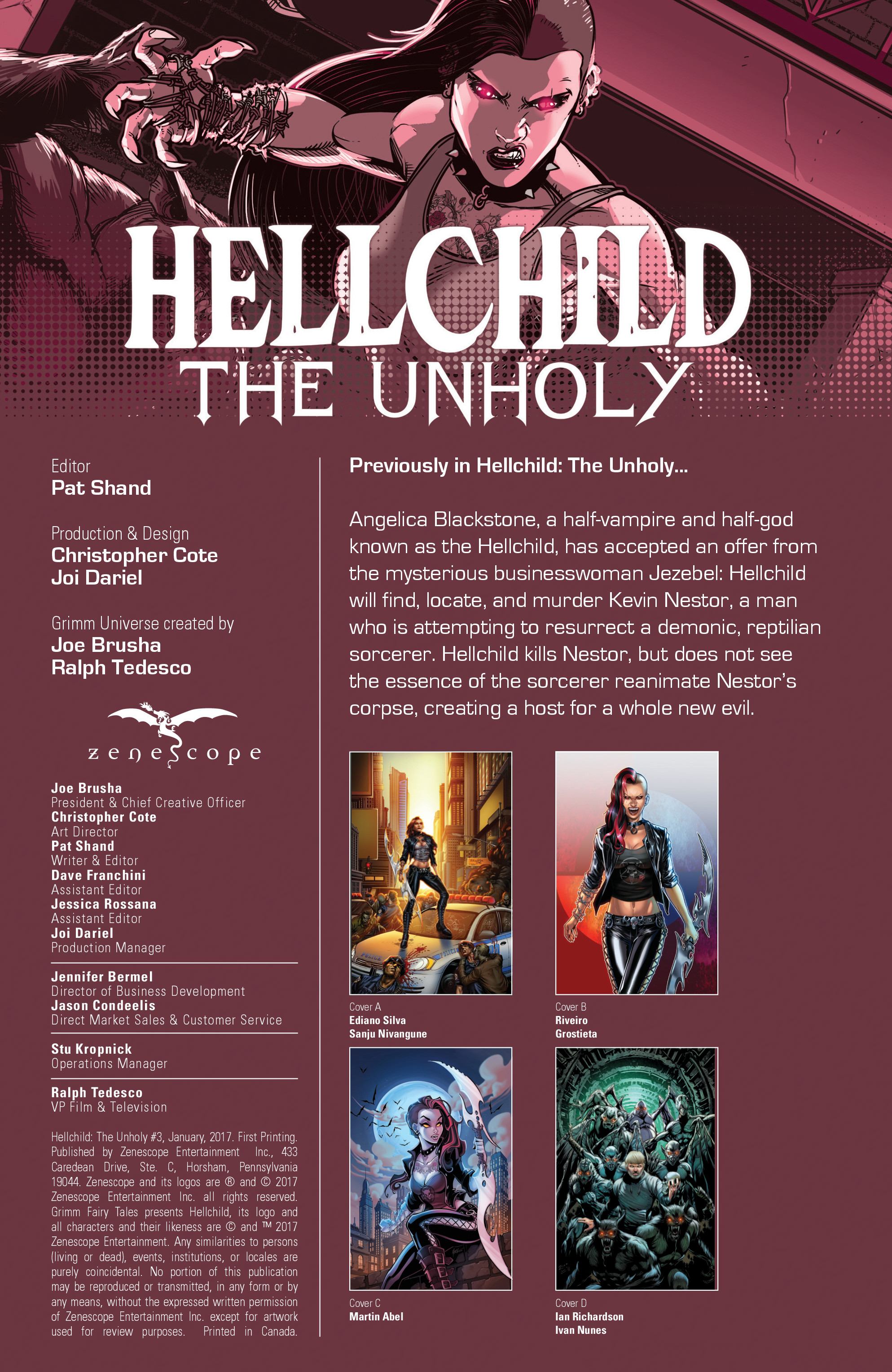 Hellchild: The Unholy (2016-): Chapter 3 - Page 2