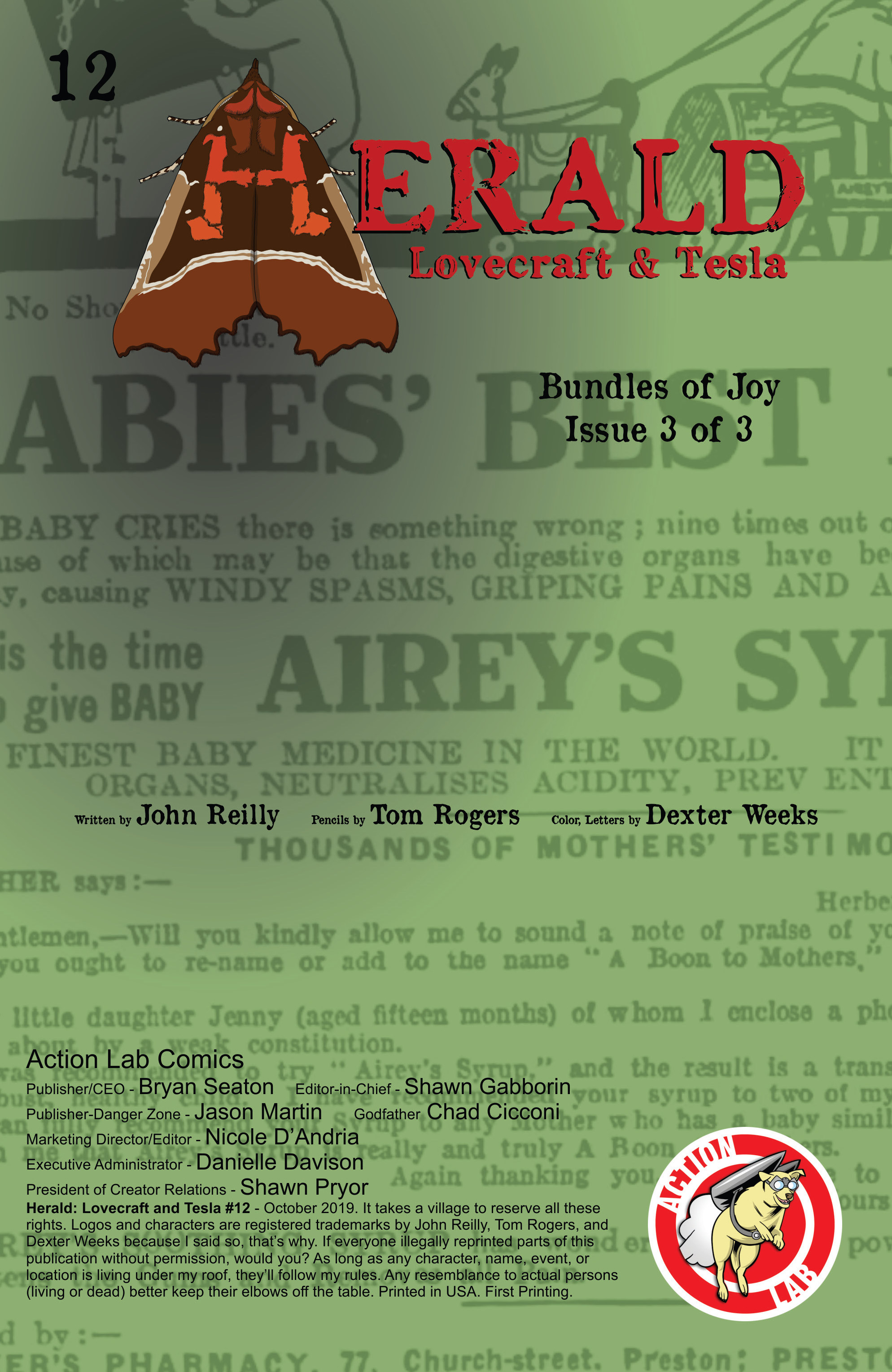 Herald: Lovecraft & Tesla - Bundles of Joy (2019-): Chapter 3 - Page 2
