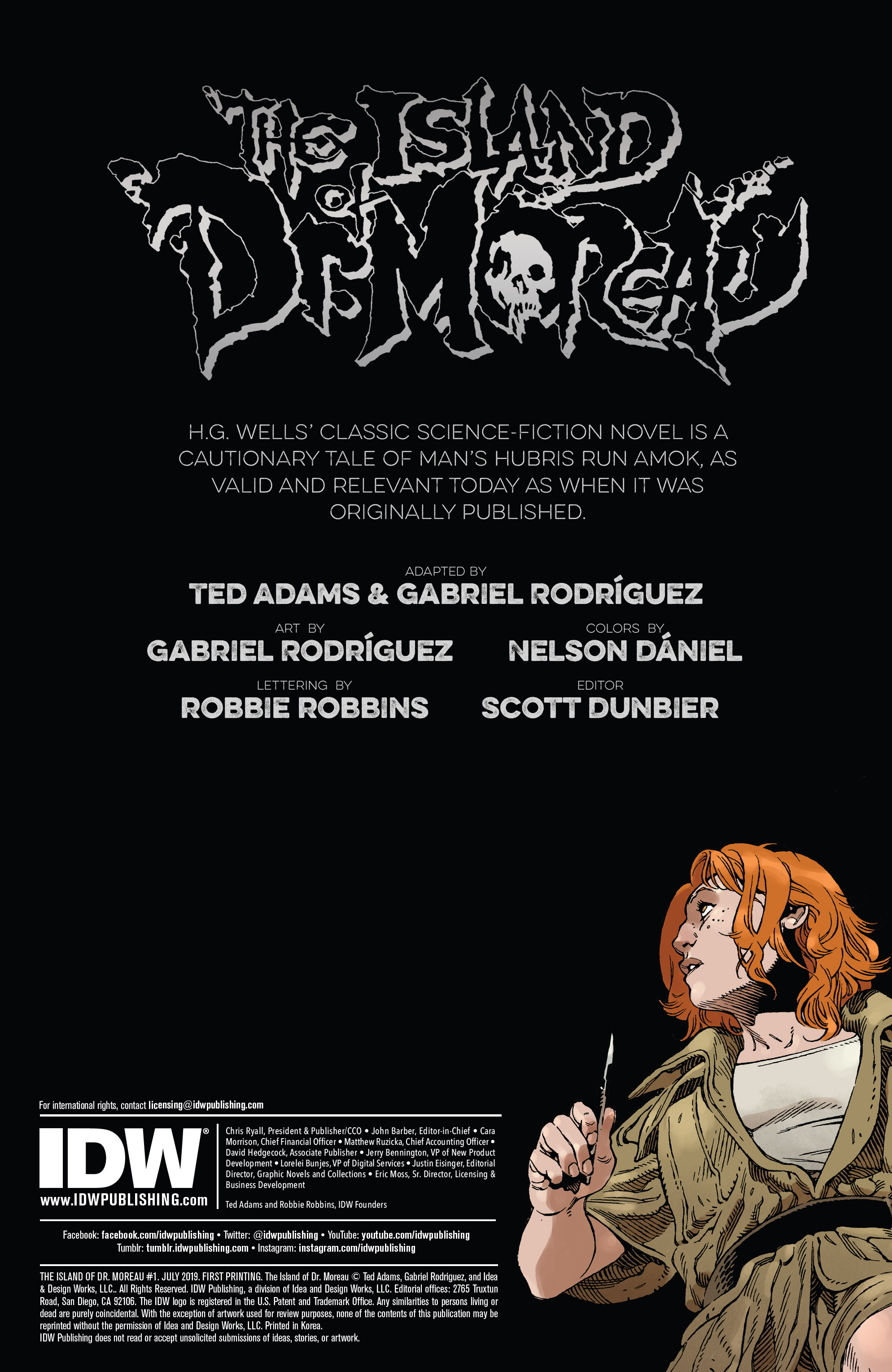 H.G. Wells' The Island of Dr. Moreau (2019): Chapter 1 - Page 2