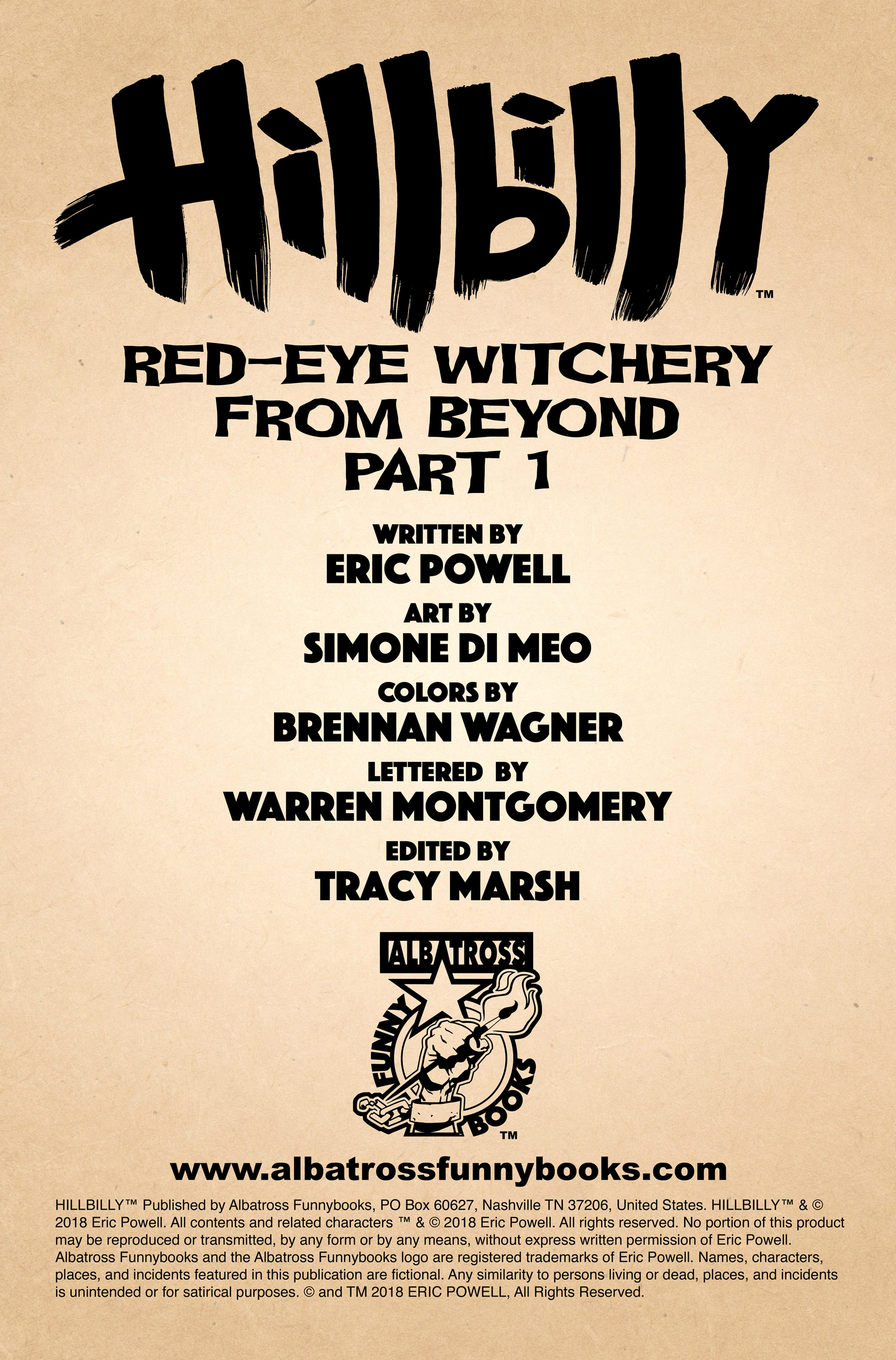 Hillbilly: Red-Eyed Witchery From Beyond (2018-): Chapter 1 - Page 2