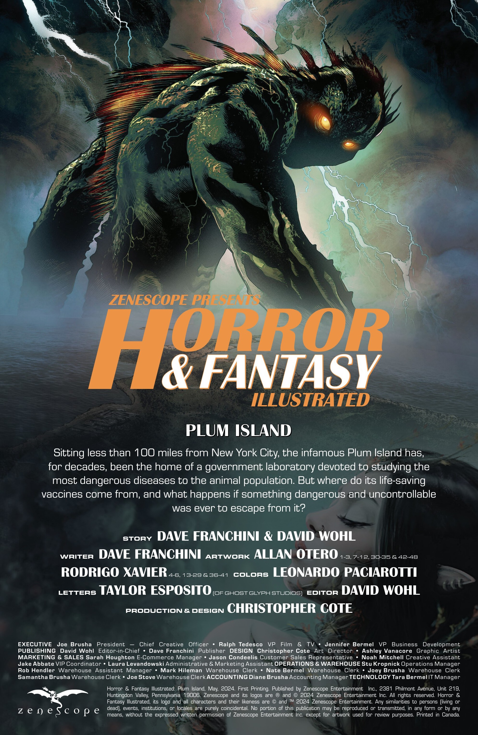 Horror and Fantasy Illustrated: Plum Island (2024-): Chapter 1 - Page 2