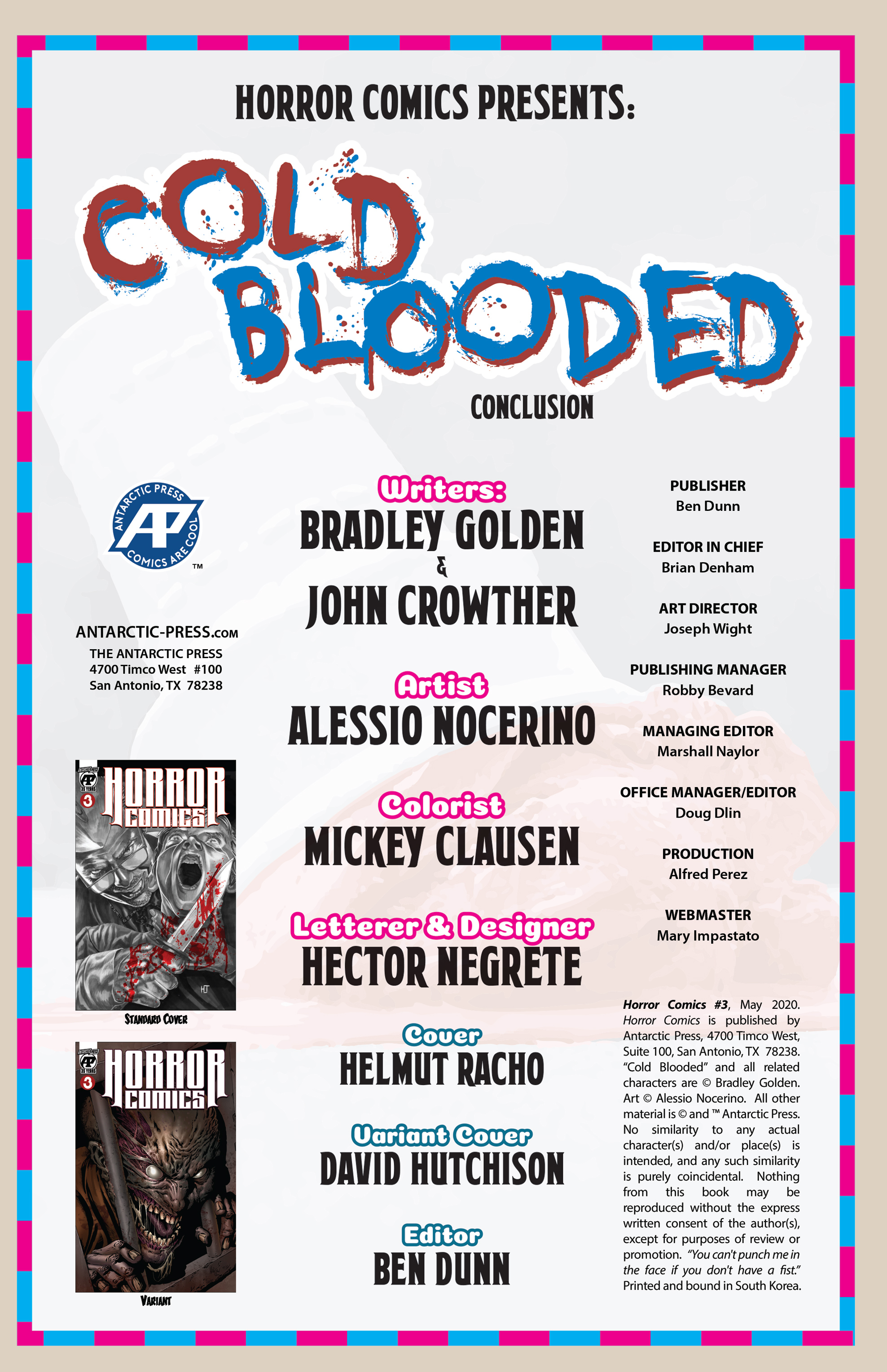 Horror Comics (2019): Chapter 3 - Page 2