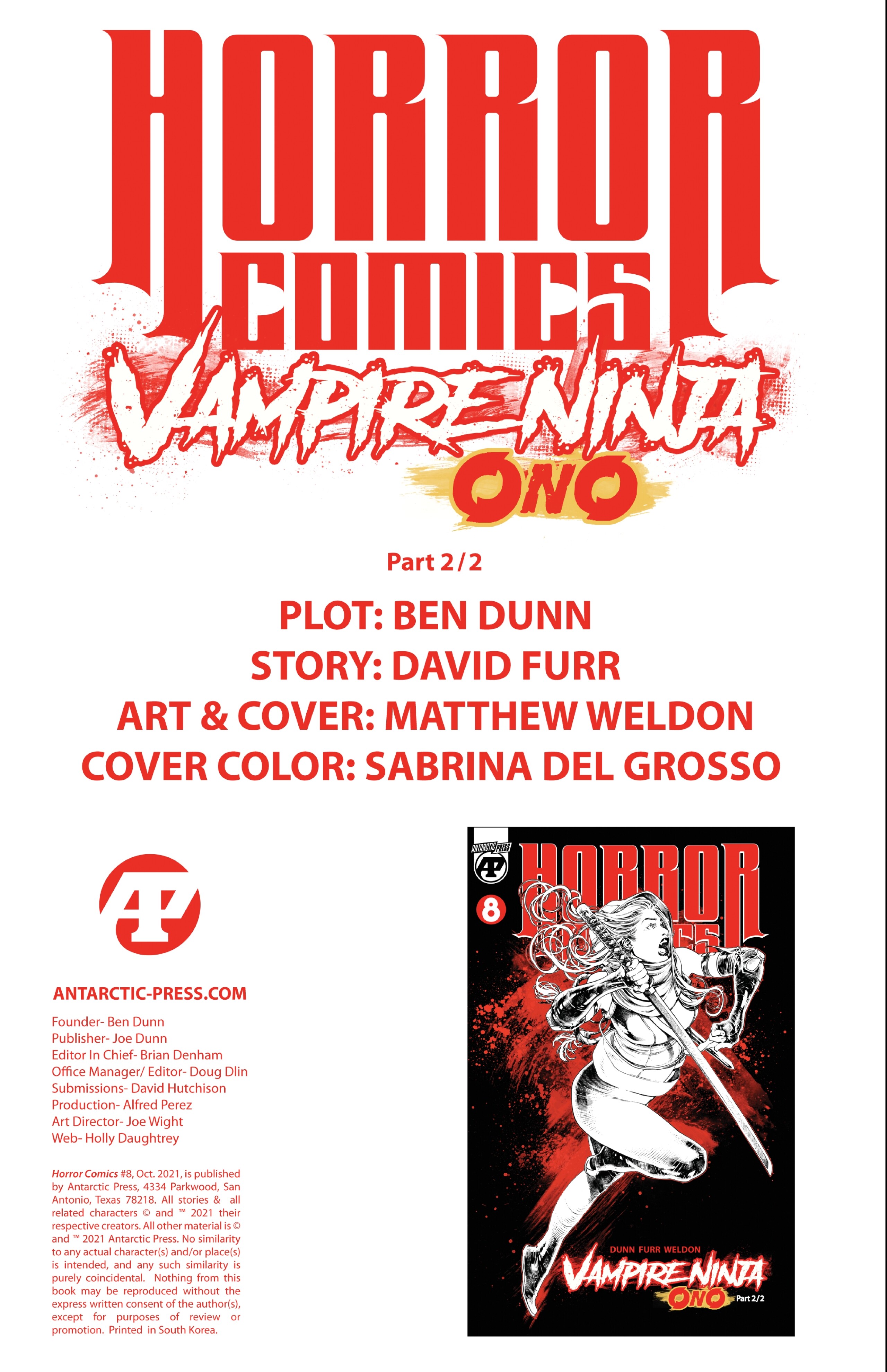 Horror Comics (2019): Chapter 8 - Page 2