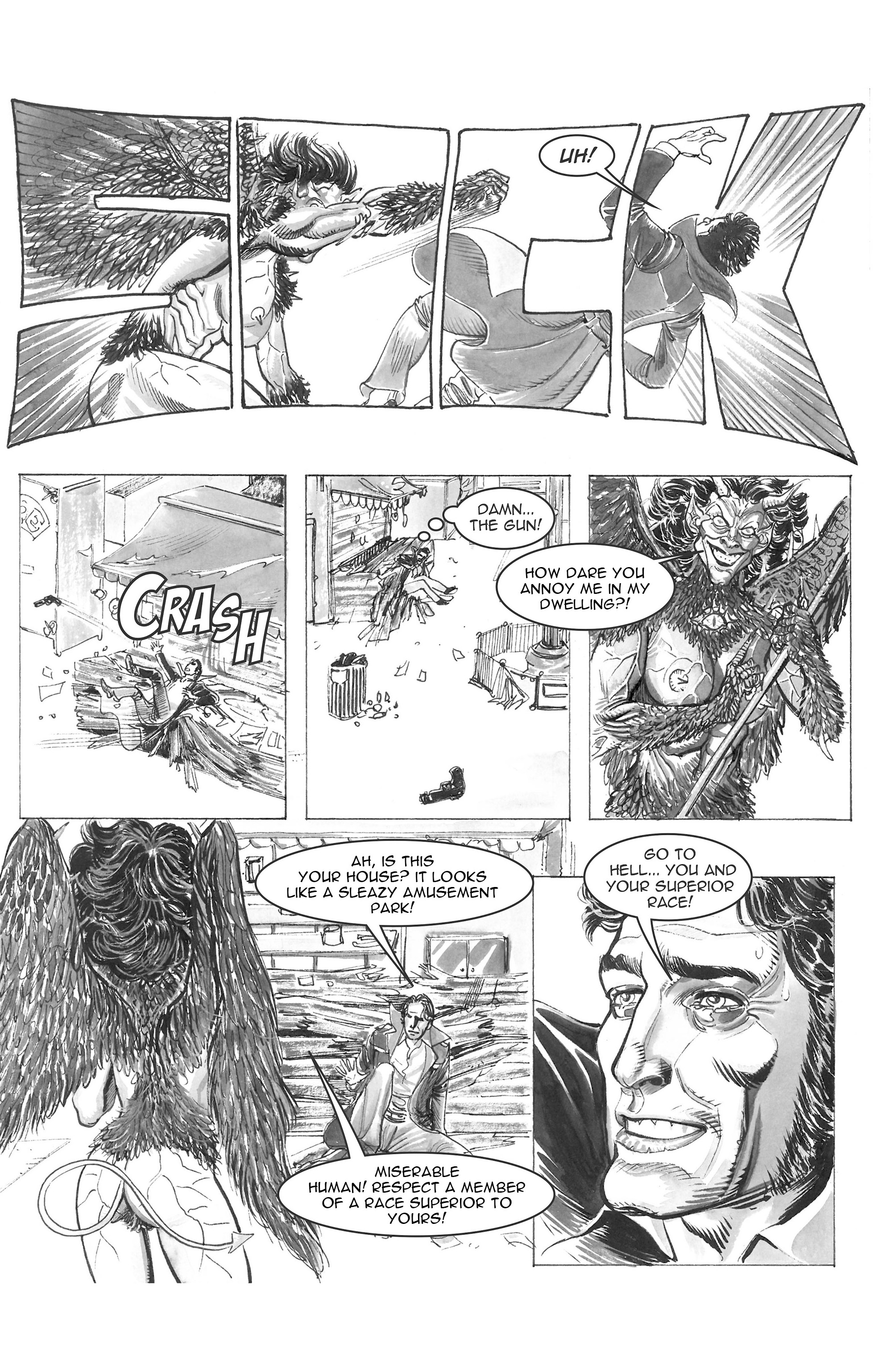 Horror Comics Black & White (2021-): Chapter 1 - Page 12
