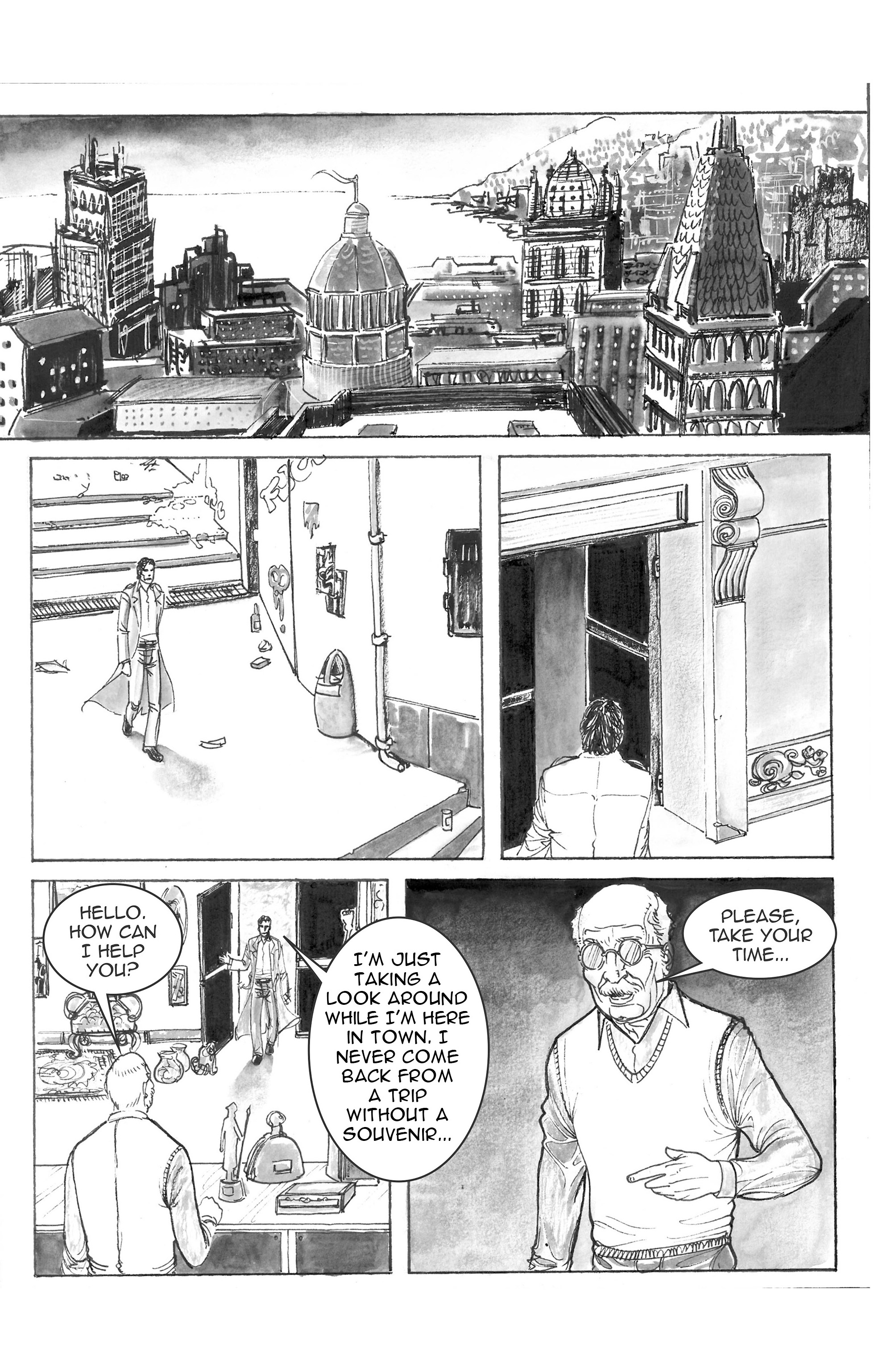 Horror Comics Black & White (2021-): Chapter 1 - Page 16