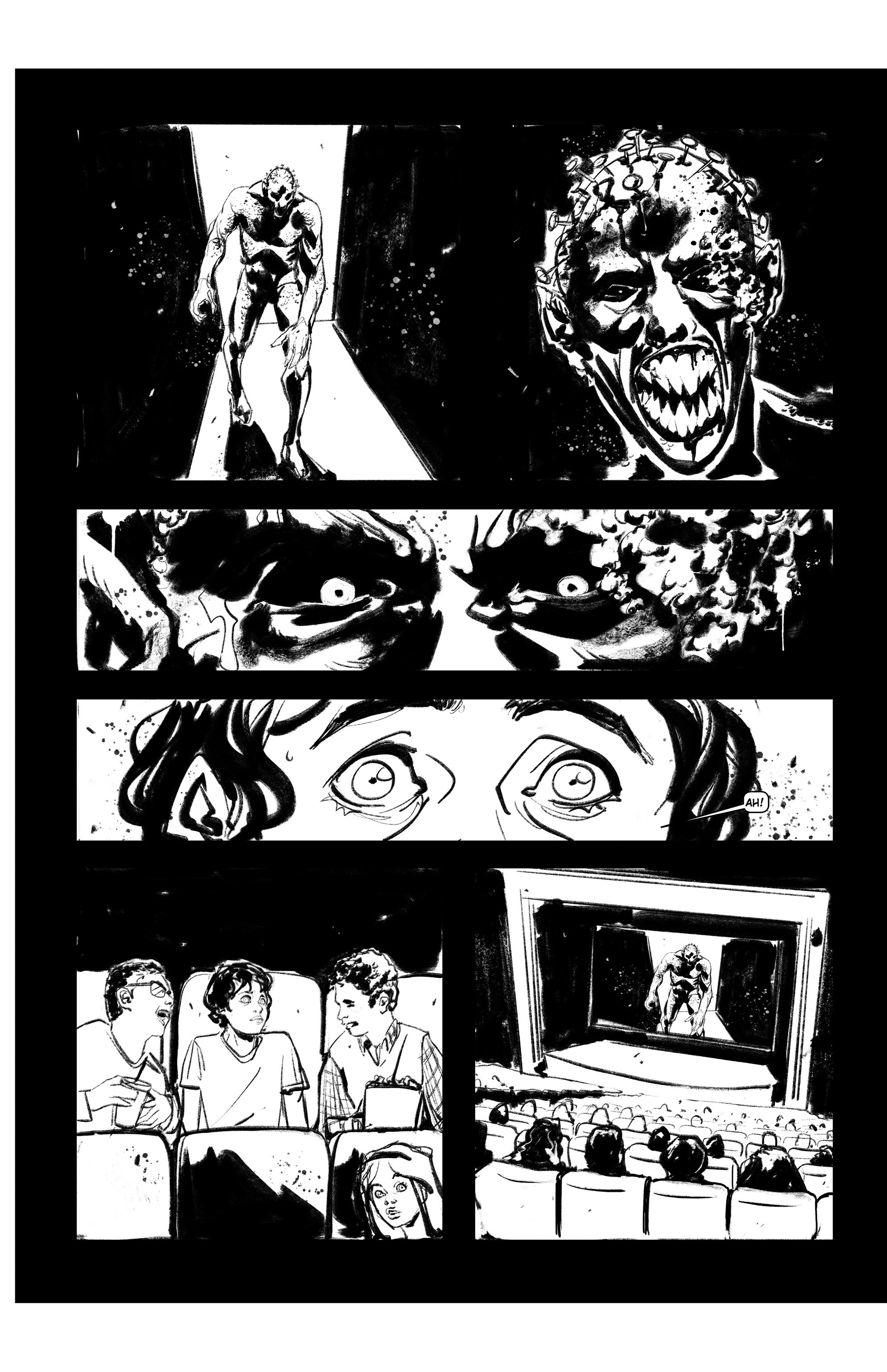 Horror Comics Black & White (2021-): Chapter 1 - Page 19