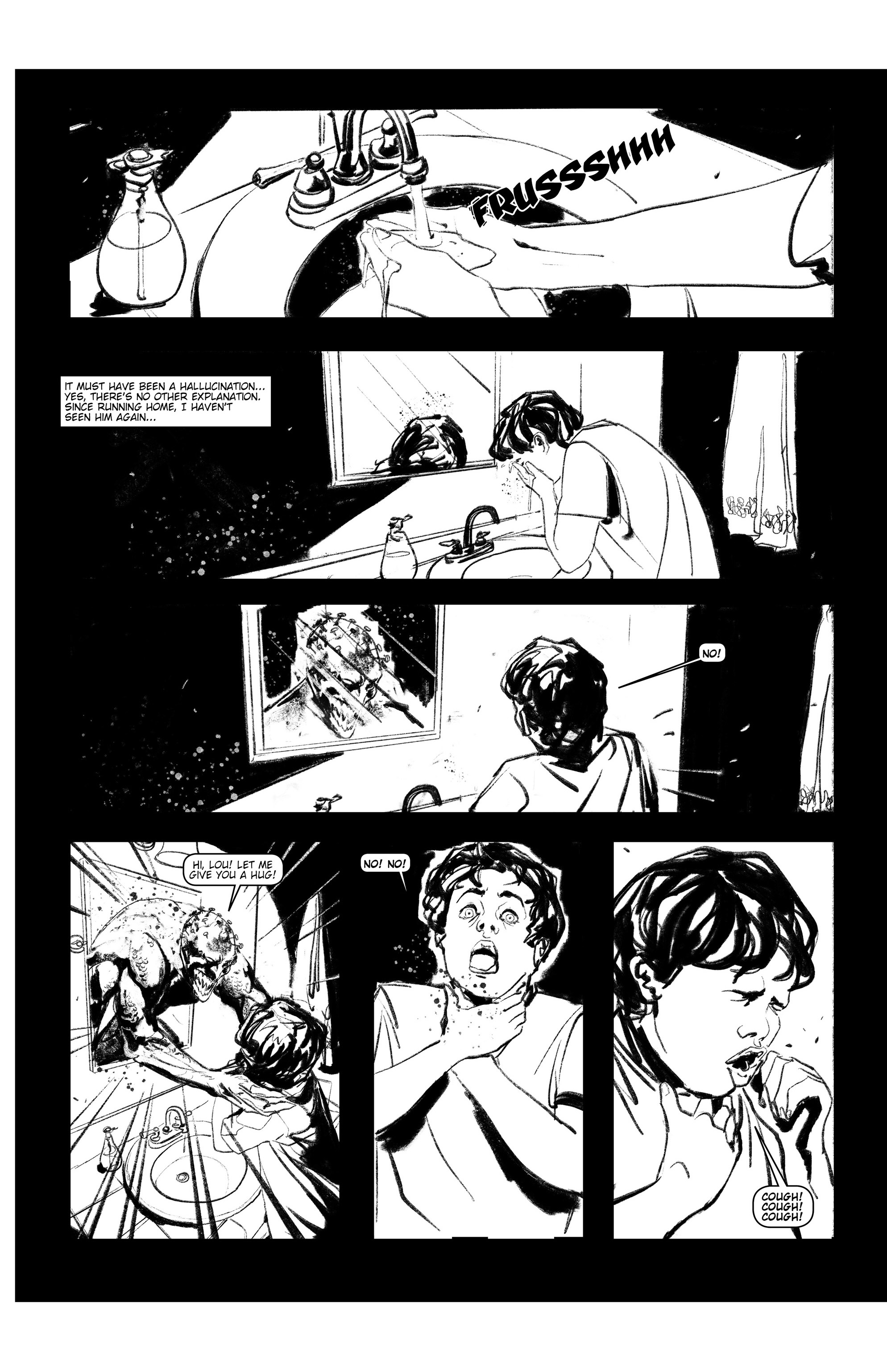 Horror Comics Black & White (2021-): Chapter 1 - Page 21