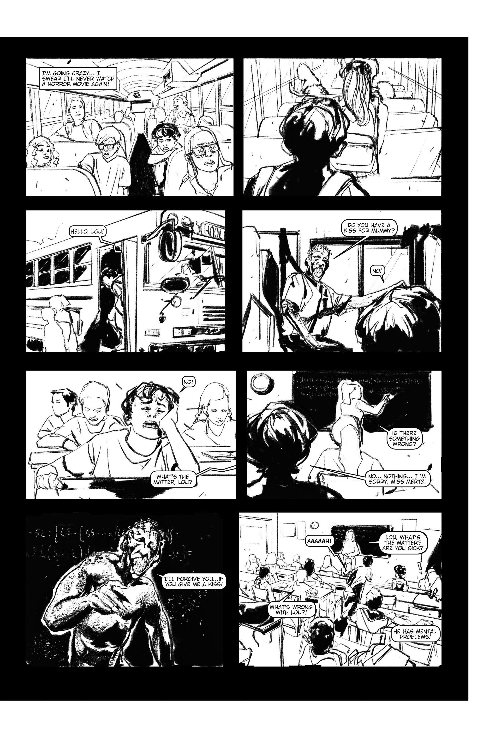 Horror Comics Black & White (2021-): Chapter 1 - Page 22