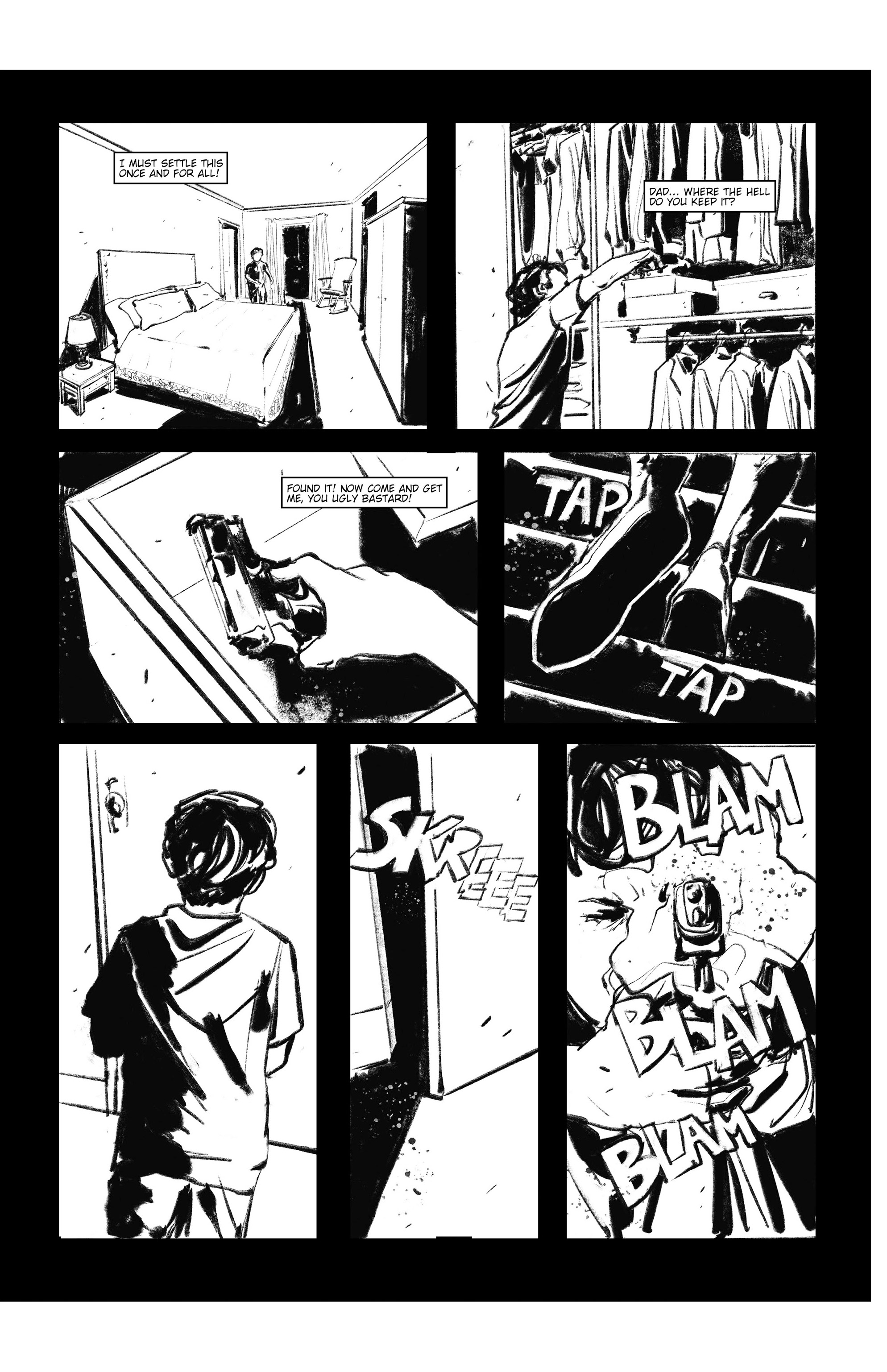 Horror Comics Black & White (2021-): Chapter 1 - Page 26