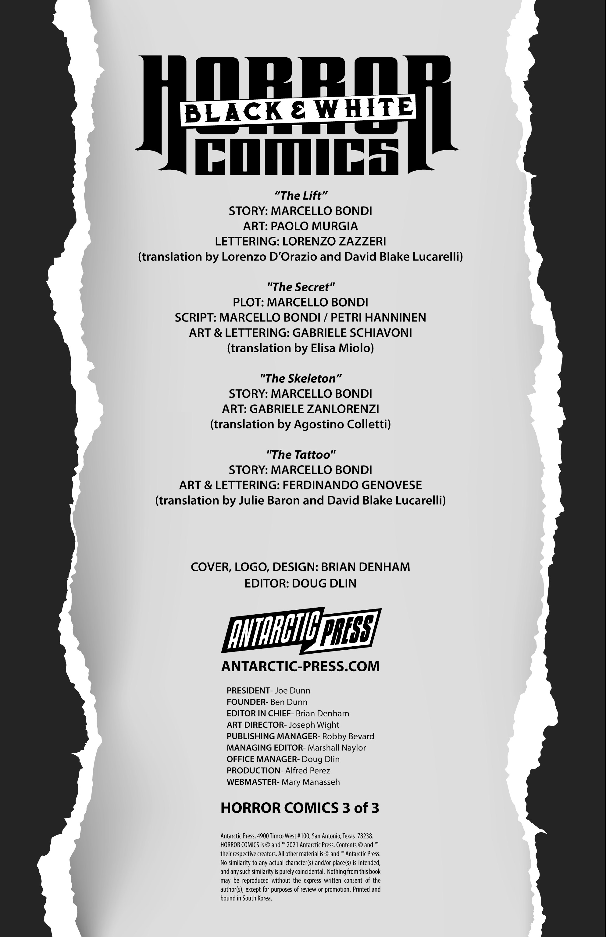 Horror Comics Black & White (2021-): Chapter 3 - Page 2