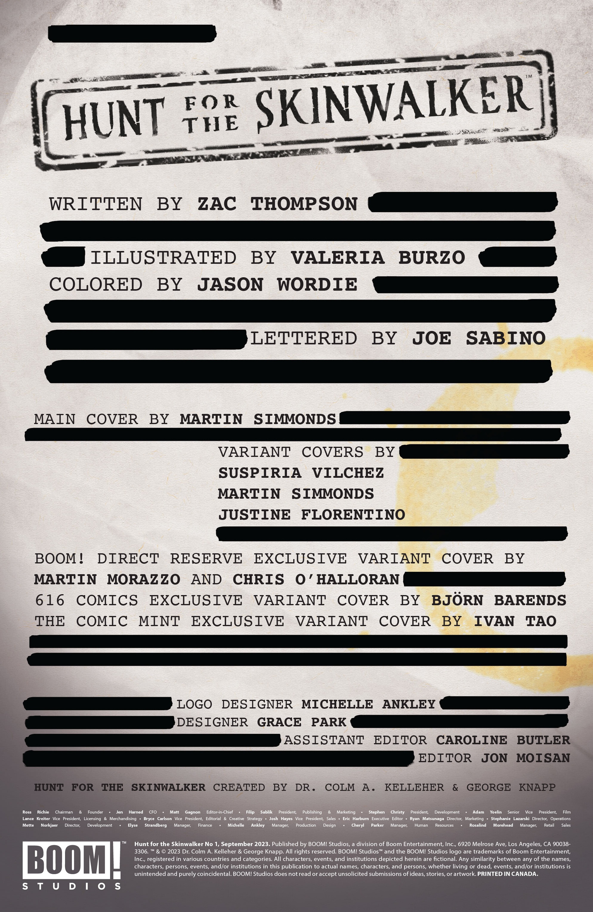 Hunt for the Skinwalker (2023-): Chapter 1 - Page 2