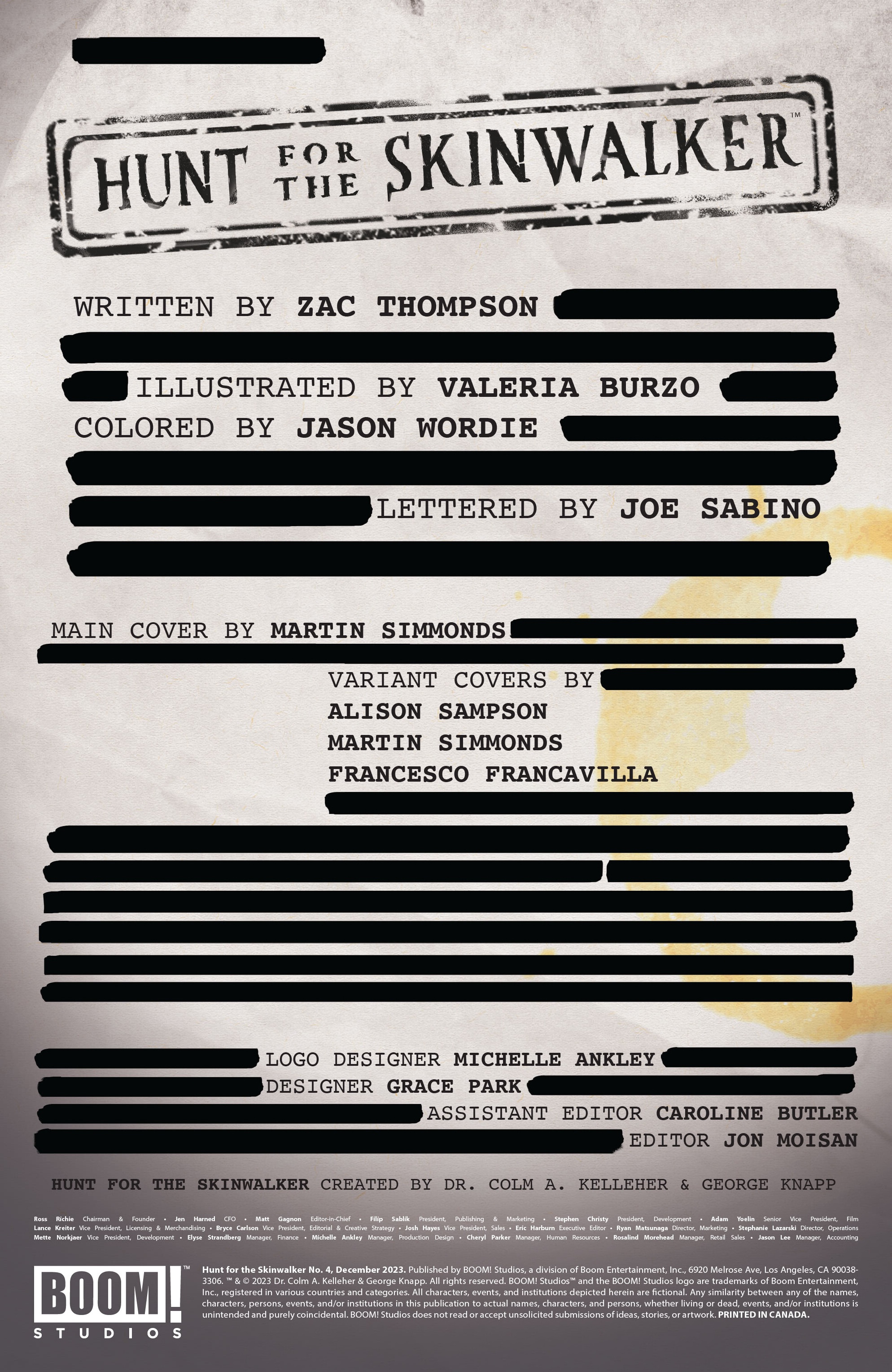 Hunt for the Skinwalker (2023-): Chapter 4 - Page 2