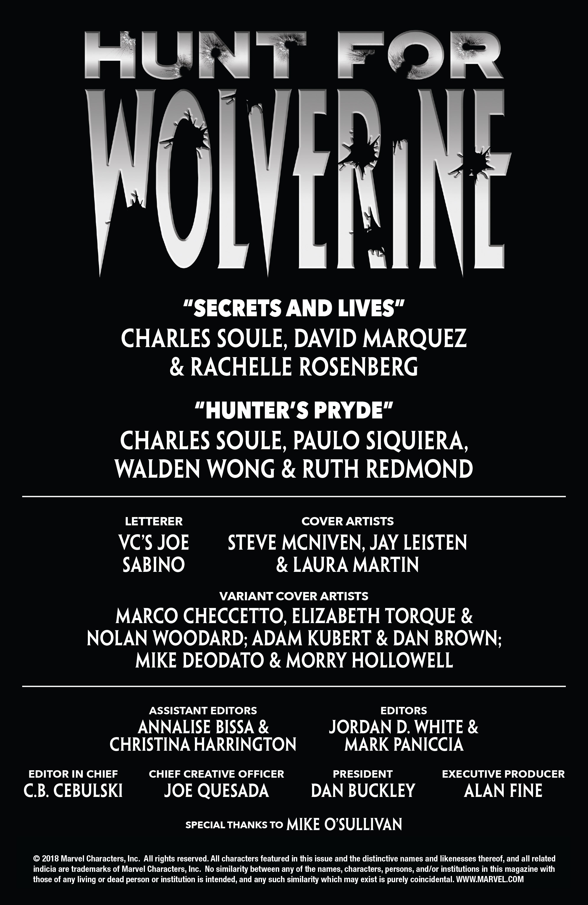 Hunt For Wolverine (2018): Chapter 1 - Page 3
