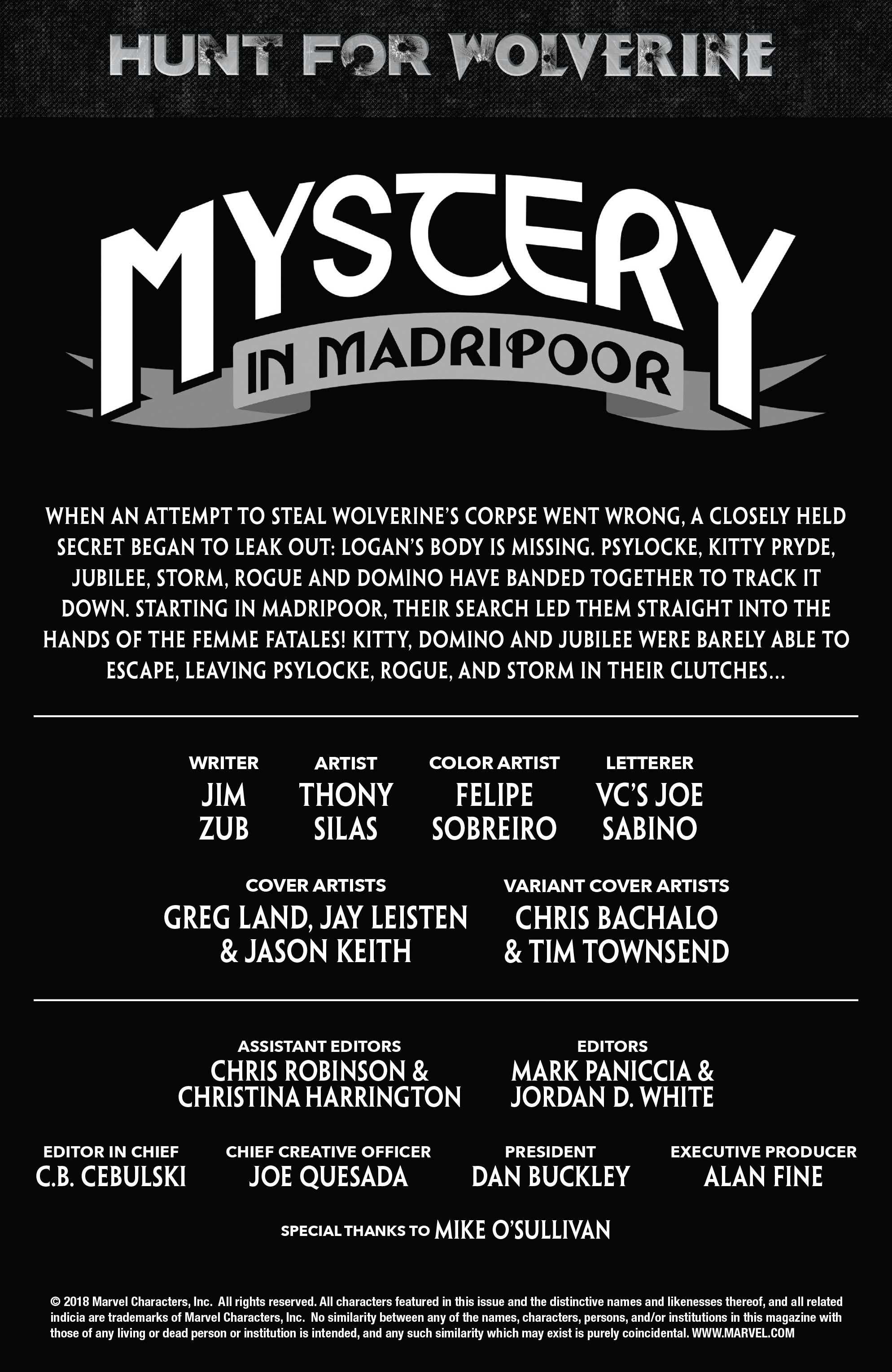 Hunt For Wolverine: Mystery In Madripoor (2018) : Chapter 2 - Page 2