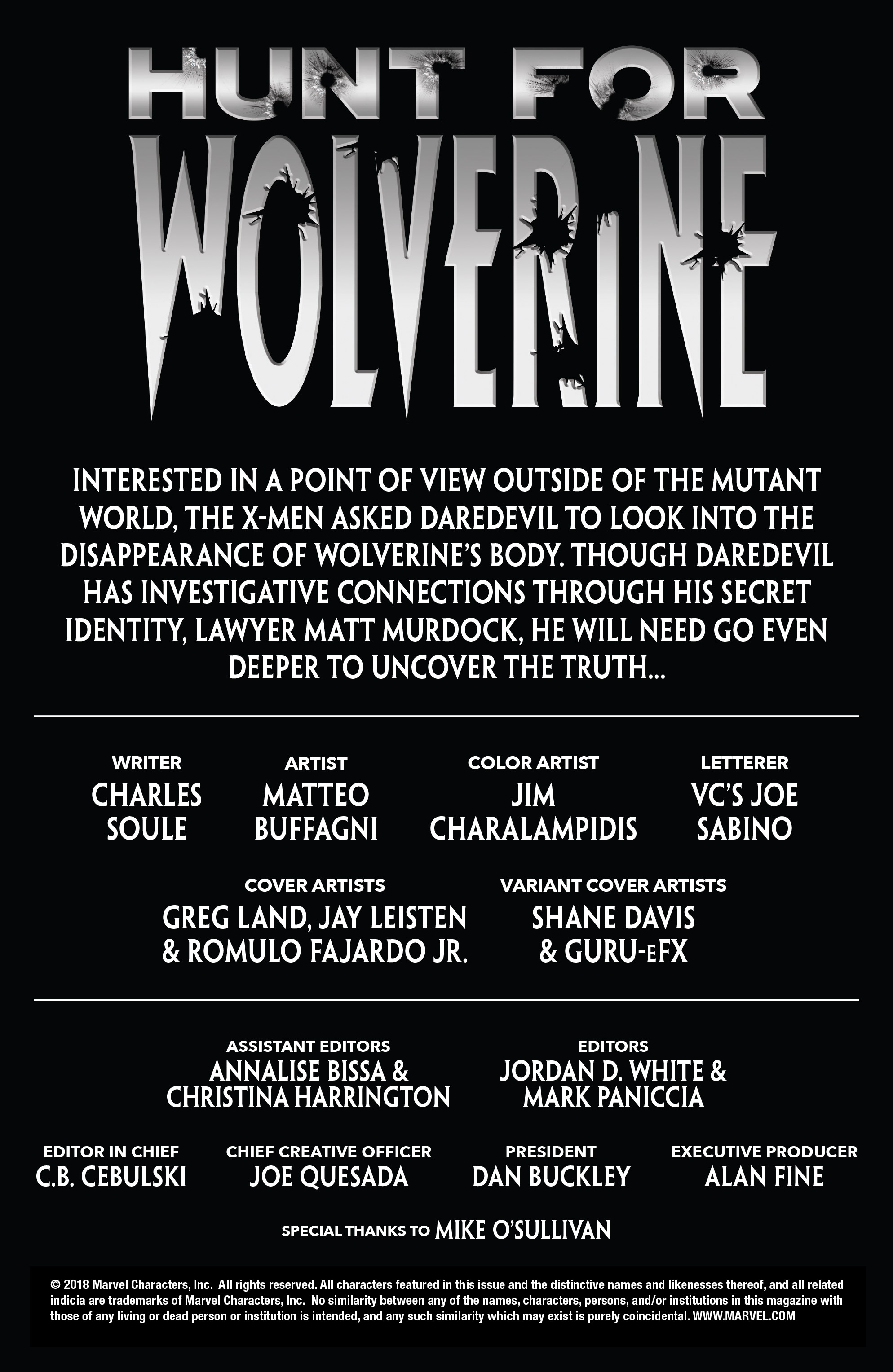 Hunt For Wolverine: Weapon Lost (2018): Chapter 1 - Page 2