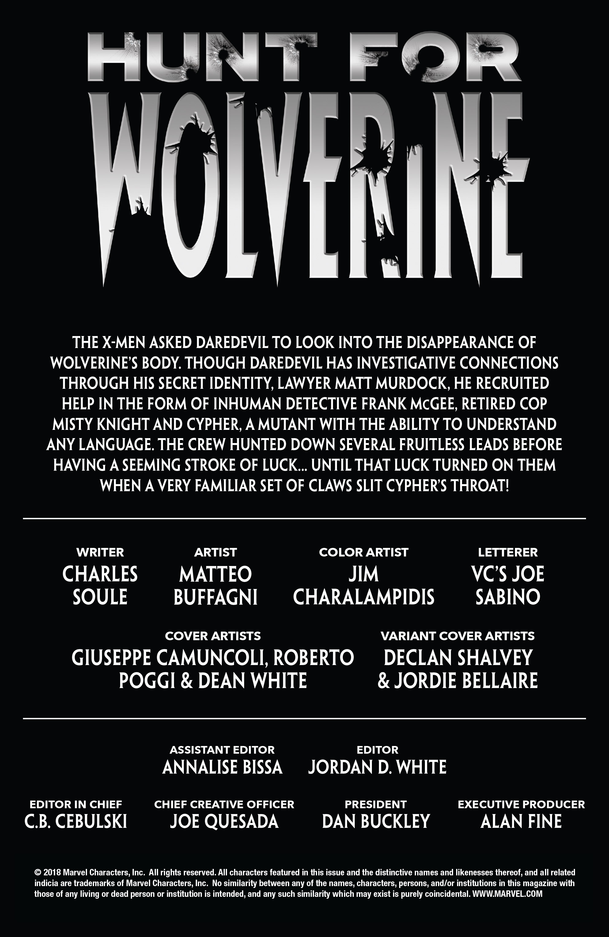 Hunt For Wolverine: Weapon Lost (2018): Chapter 3 - Page 2