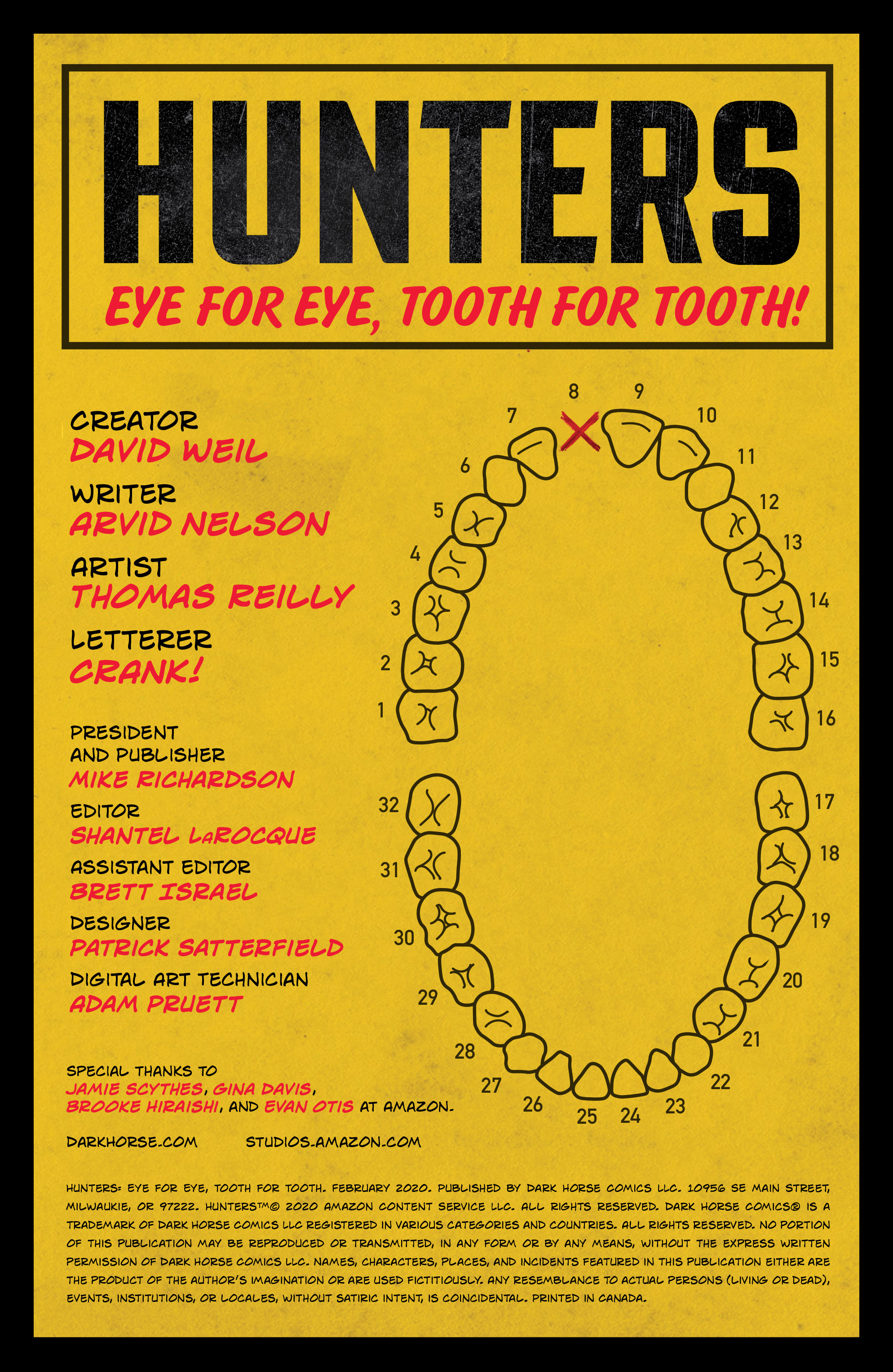Hunters: Eye for Eye, Tooth for Tooth (2020): Chapter 1 - Page 2