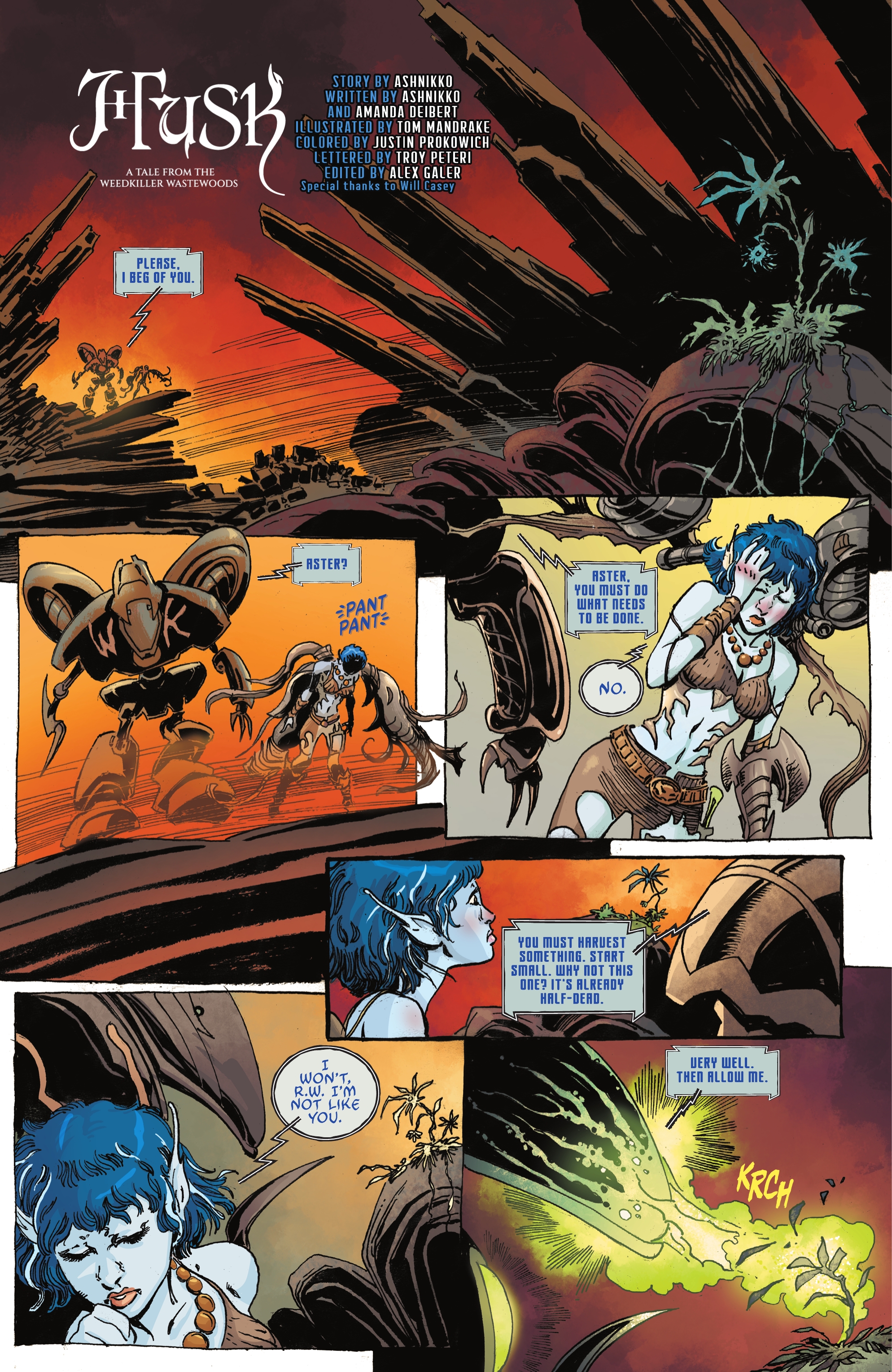 Husk: A Tale from the Weedkiller Wastewoods (2023-): Chapter 1 - Page 4
