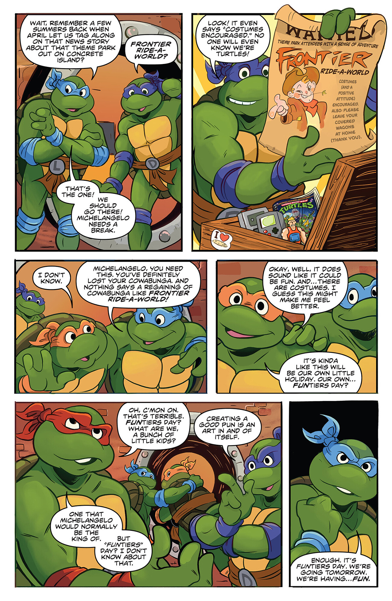 IDW Endless Summer Teenage Mutant Ninja Turtles (2023): Chapter 1 - Page 8
