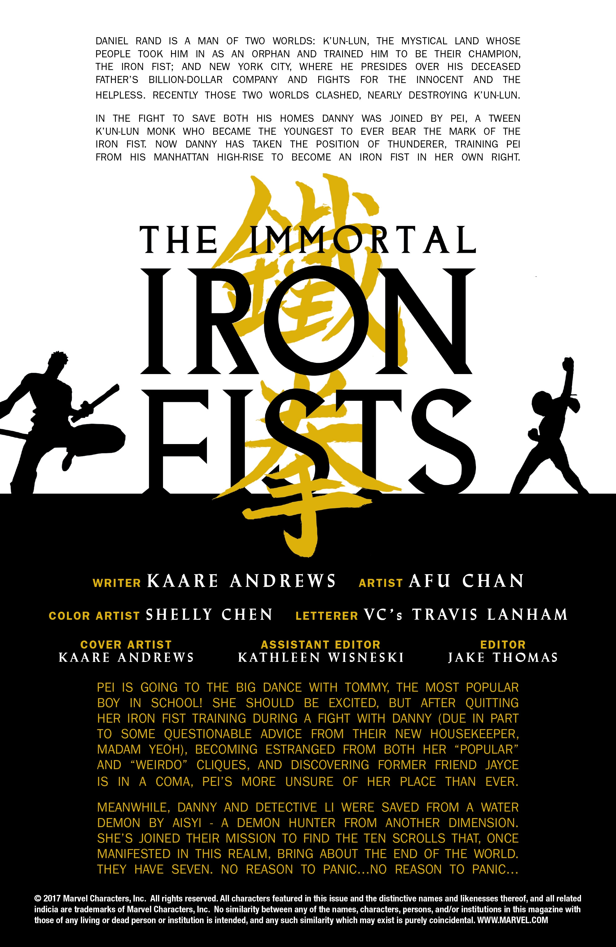 Immortal Iron Fists (2017): Chapter 4 - Page 2