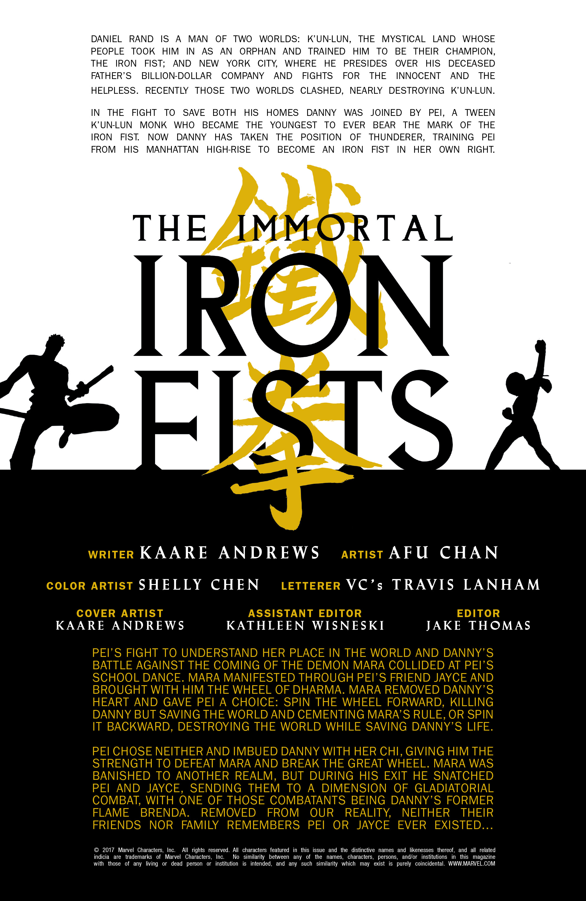 Immortal Iron Fists (2017): Chapter 6 - Page 2