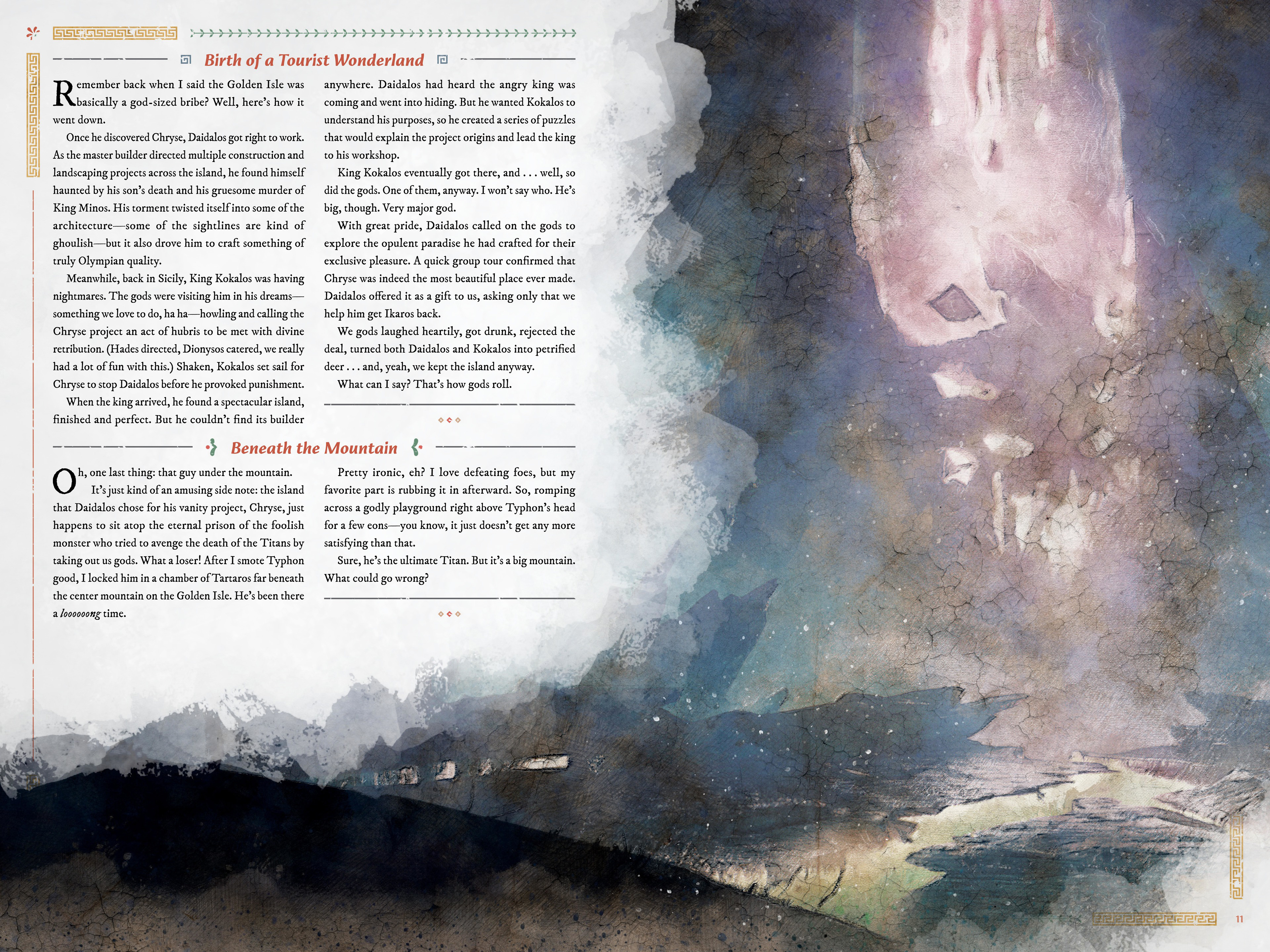 Immortals Fenyx Rising: A Traveler's Guide to the Golden Isle (2022): Chapter 1 - Page 11