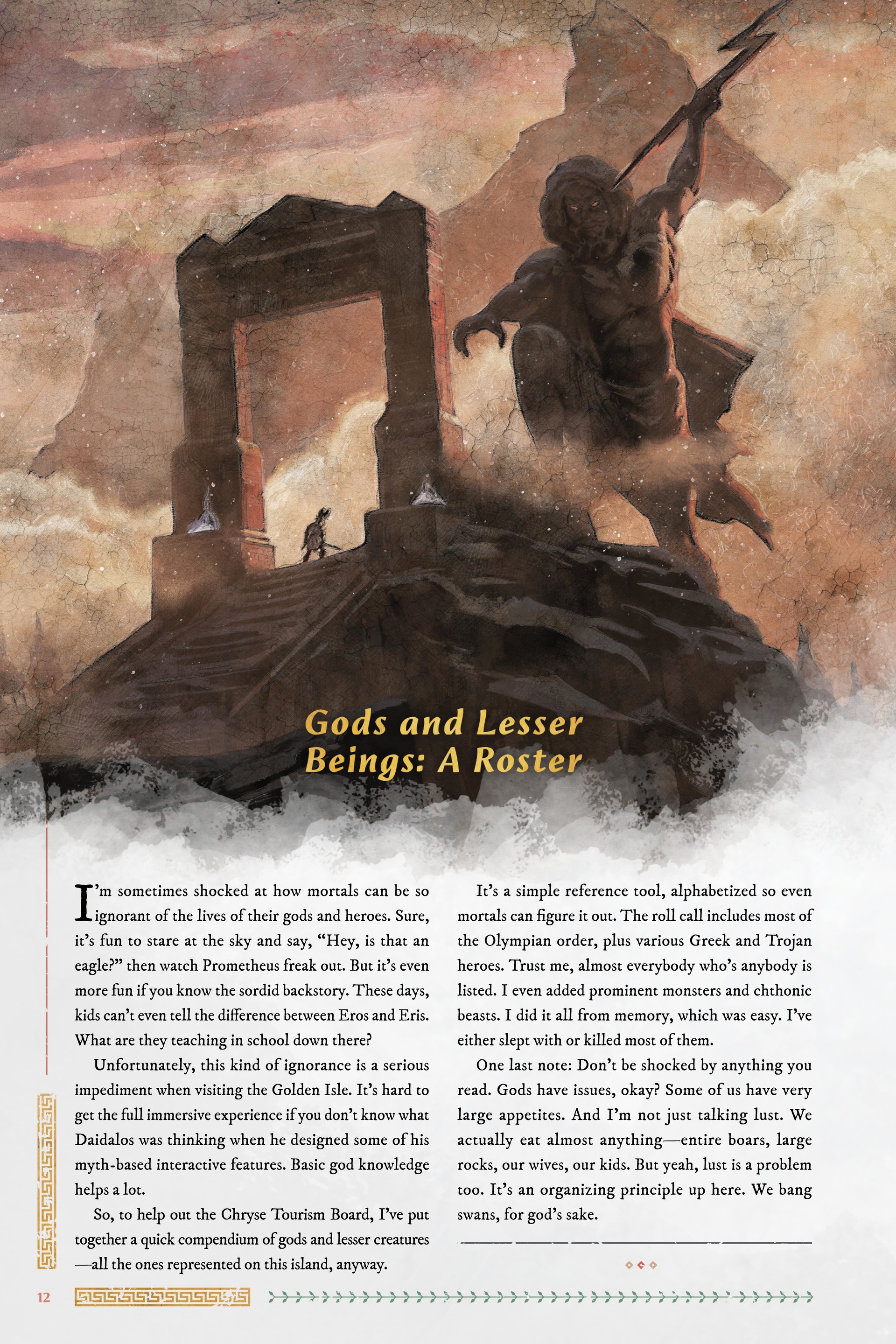 Immortals Fenyx Rising: A Traveler's Guide to the Golden Isle (2022): Chapter 1 - Page 12