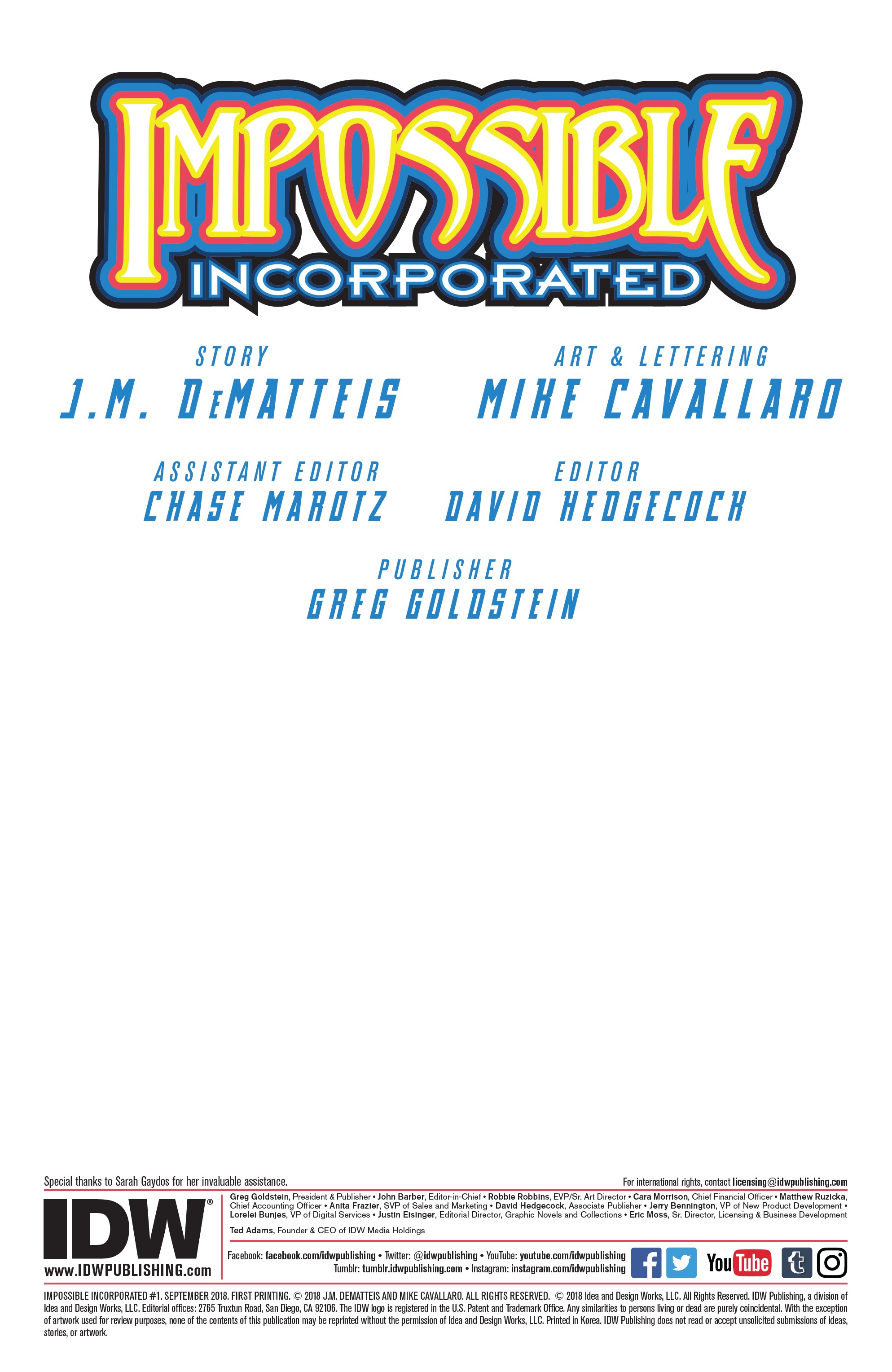 Impossible Inc. (2018-): Chapter 1 - Page 2
