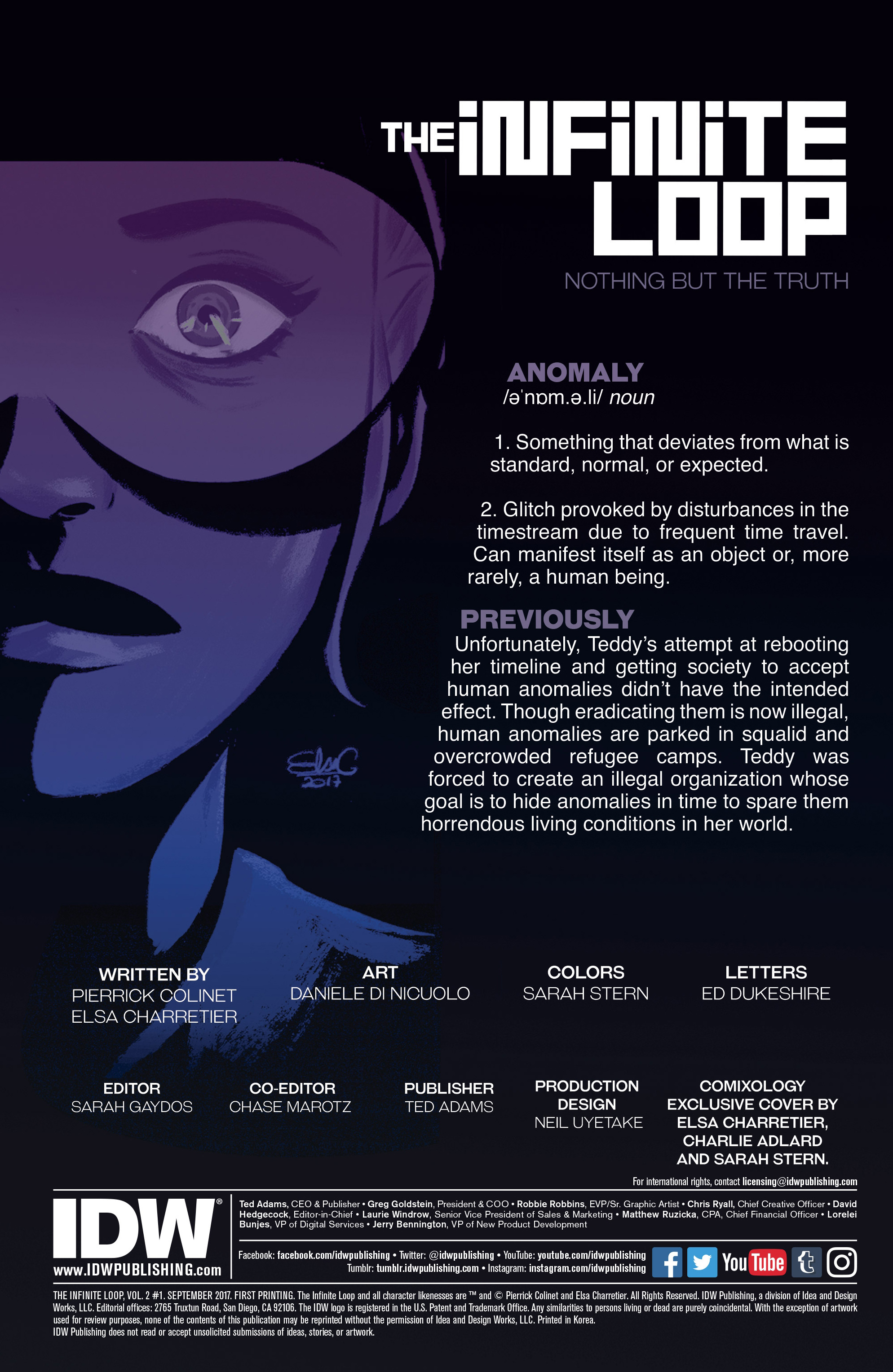 Infinite Loop: Nothing But The Truth (2017): Chapter 1 - Page 3