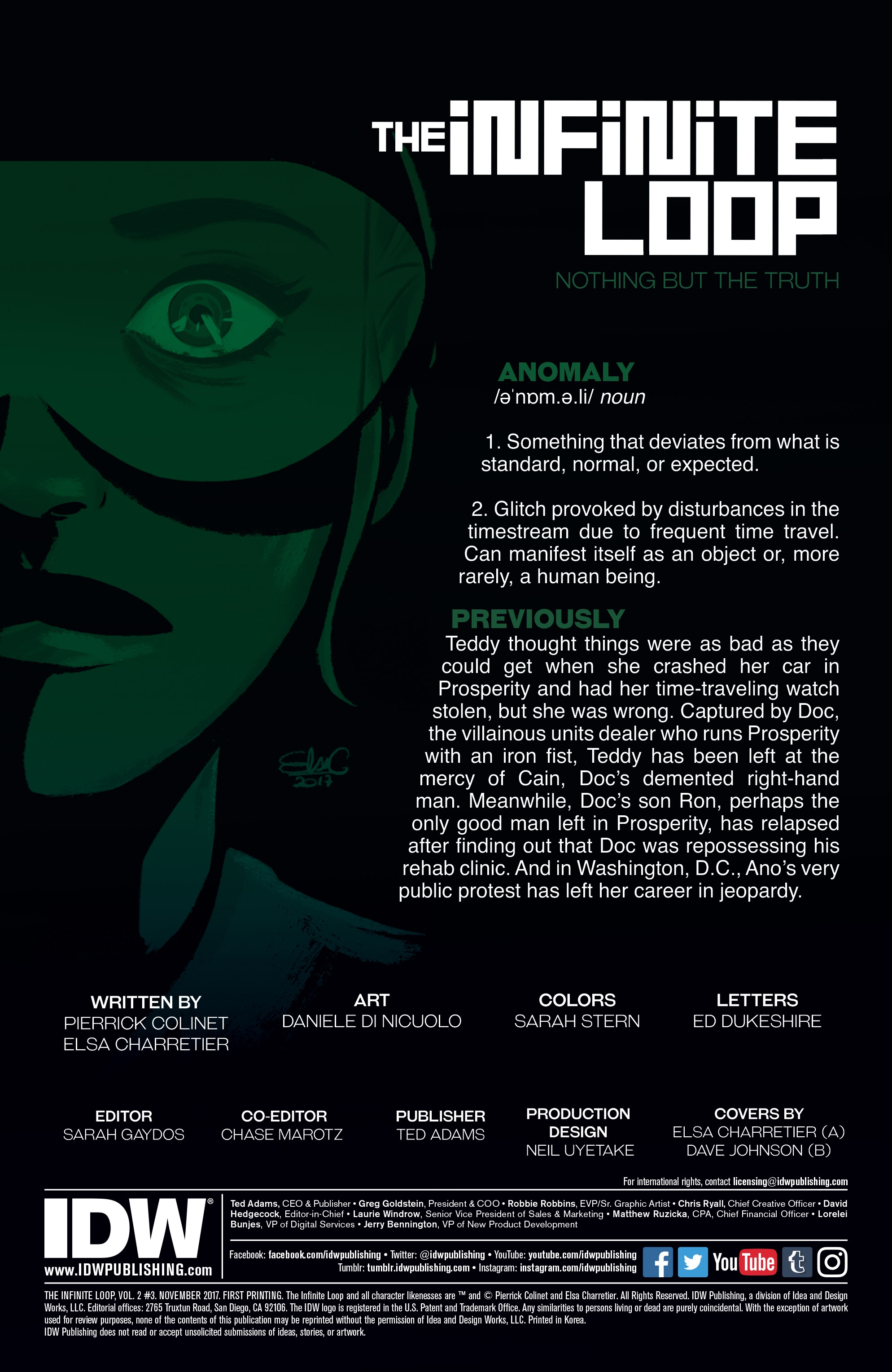 Infinite Loop: Nothing But The Truth (2017): Chapter 3 - Page 2