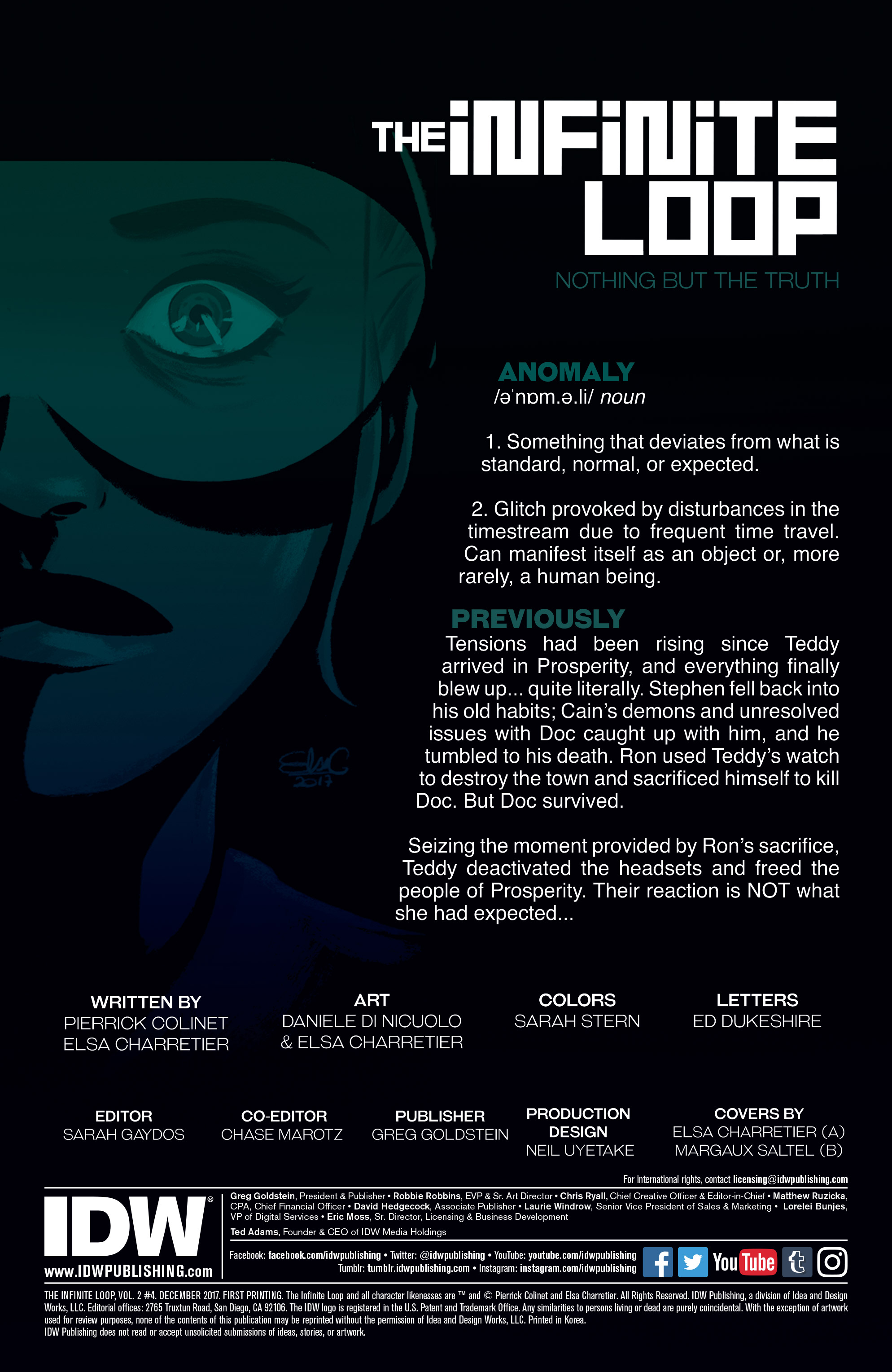 Infinite Loop: Nothing But The Truth (2017): Chapter 4 - Page 2
