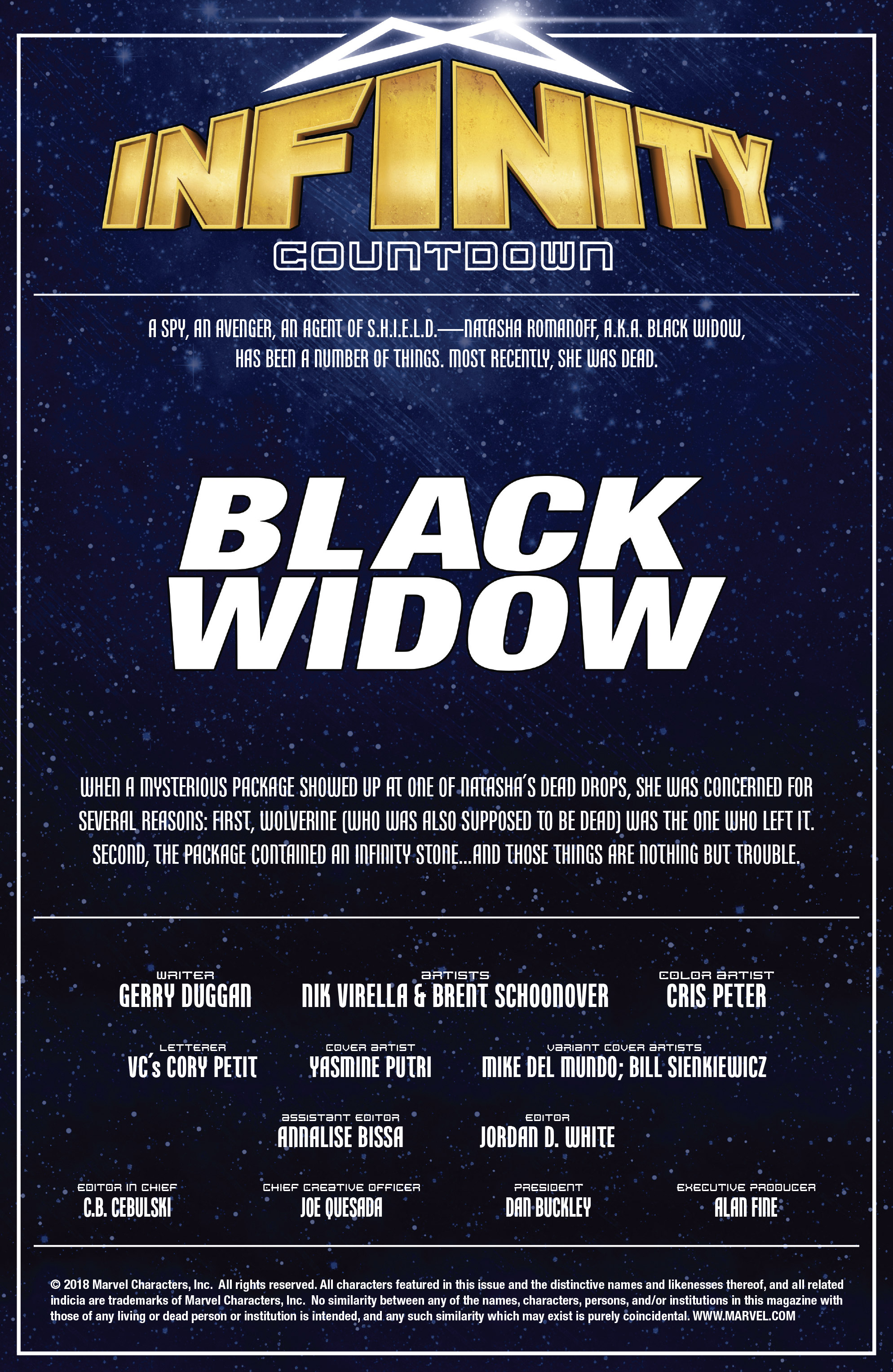 Infinity Countdown: Black Widow (2018): Chapter 1 - Page 2