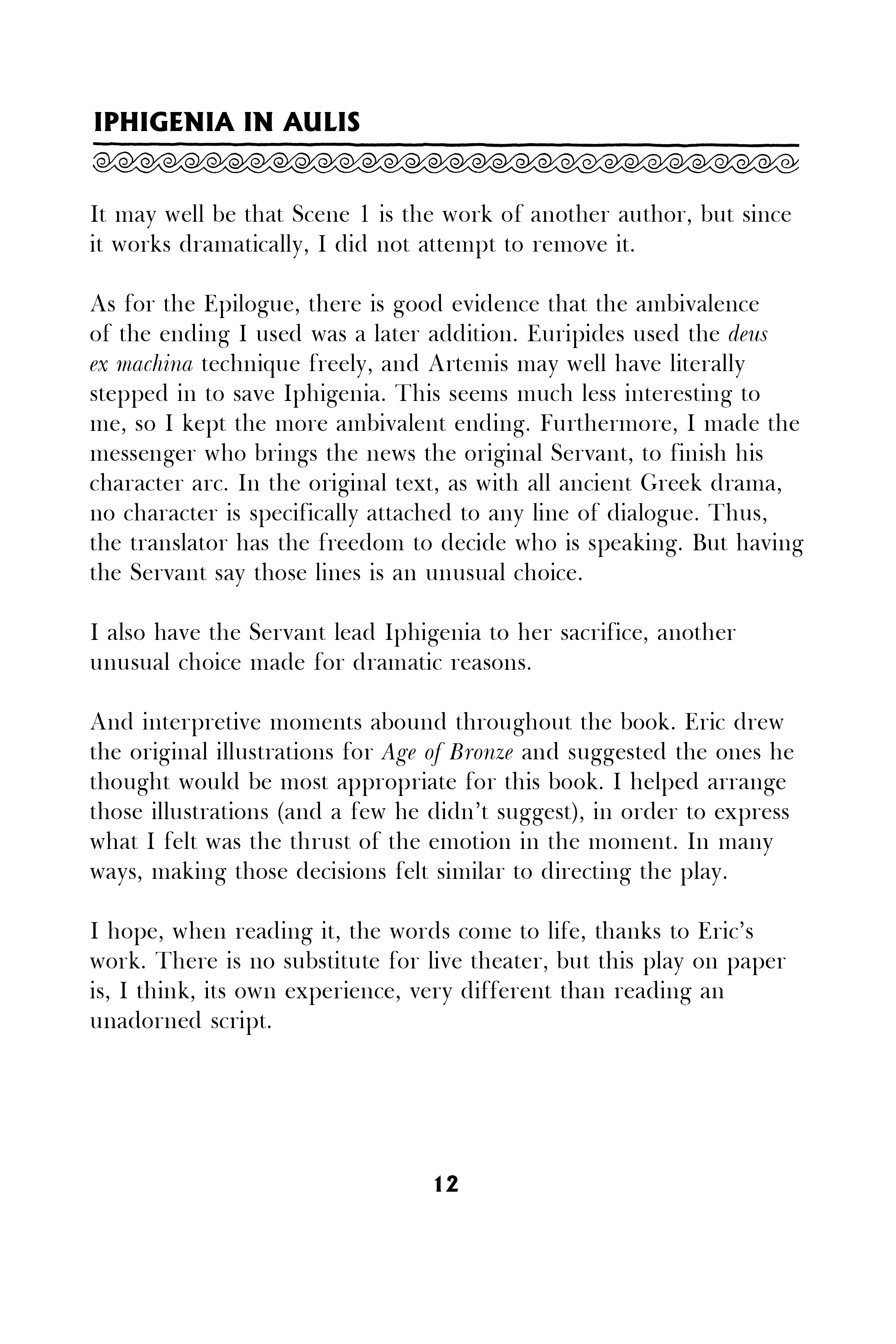 Iphigenia in Aulis (2022-): Chapter TP - Page 13