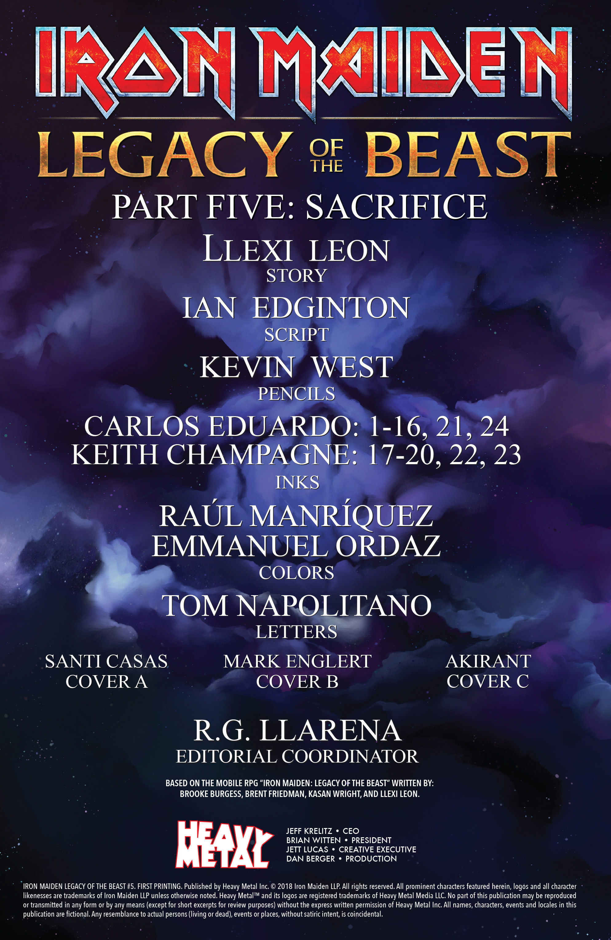 Iron Maiden Legacy of the Beast (2017): Chapter 5 - Page 4