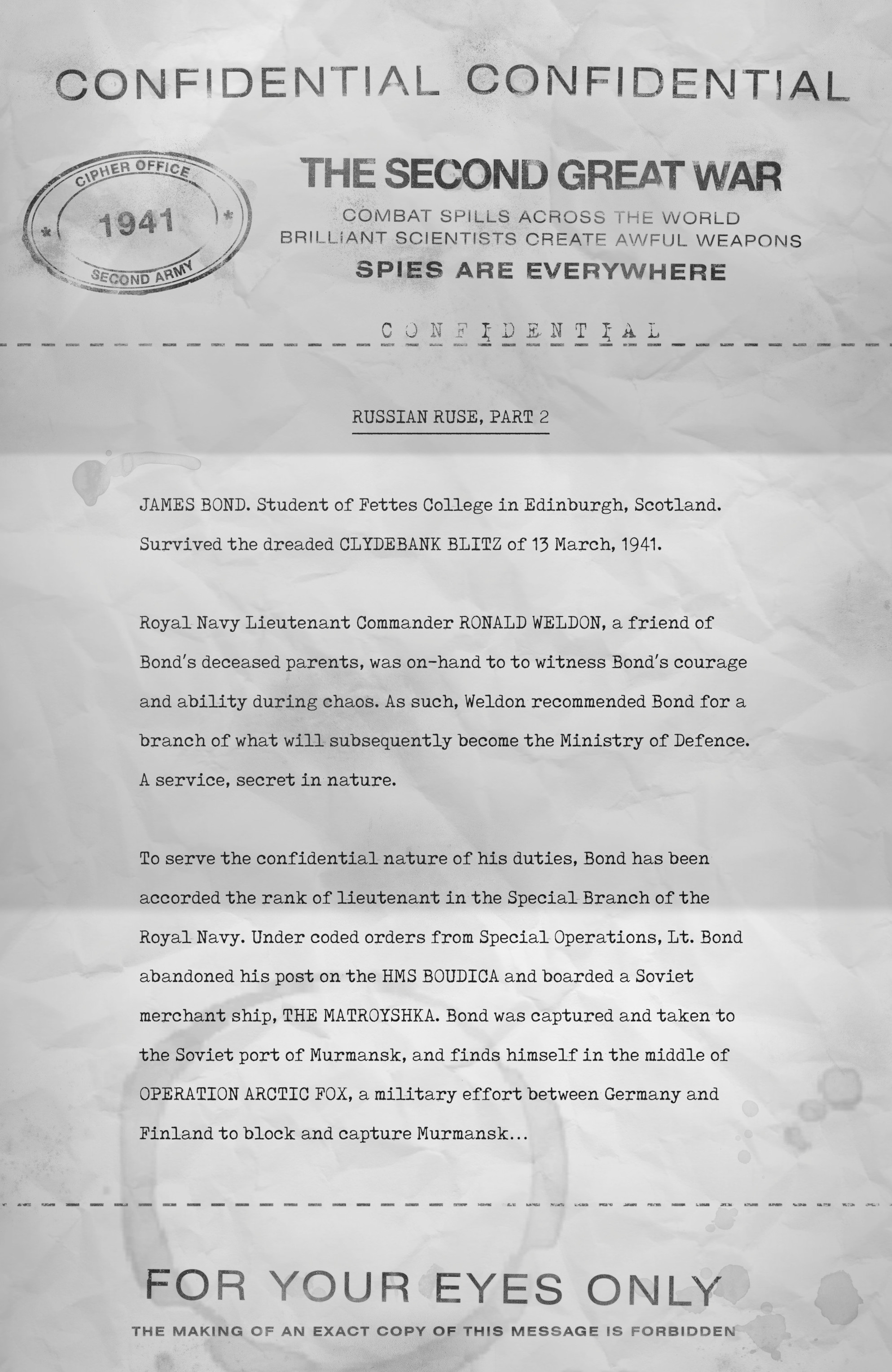 James Bond Origin (2018-): Chapter 9 - Page 6