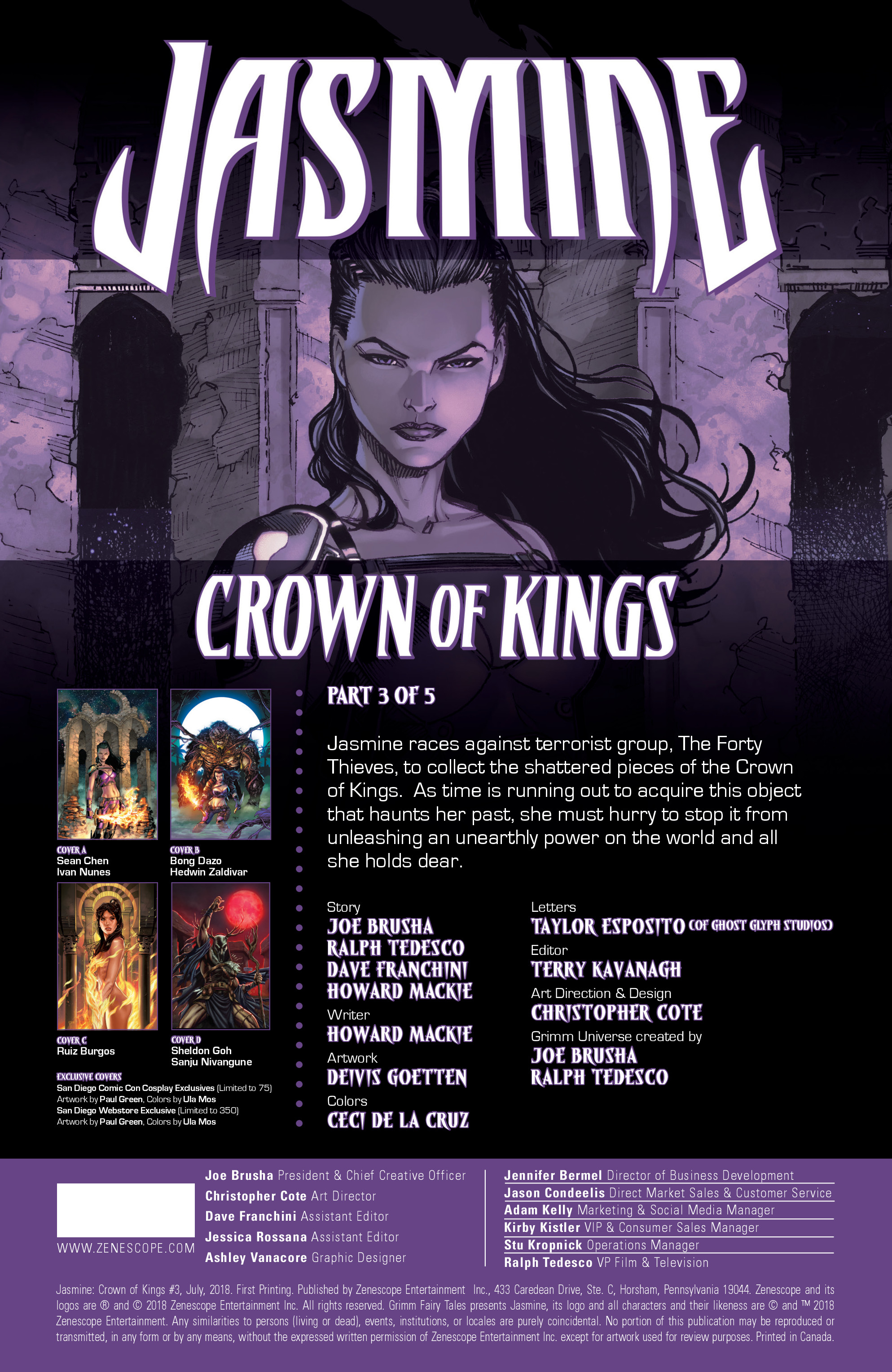Jasmine: Crown of Kings (2018-): Chapter 3 - Page 2
