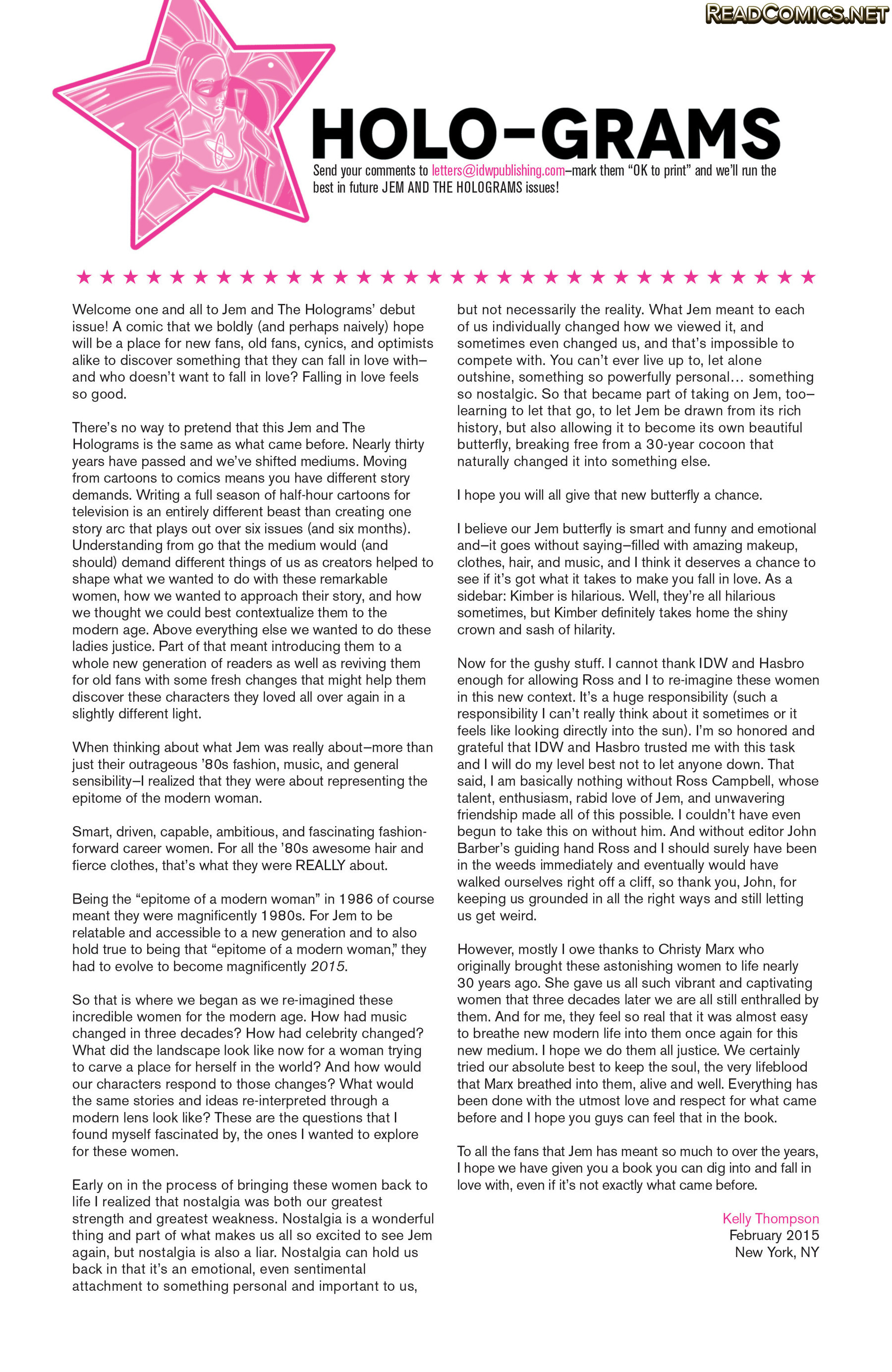 Jem and the Holograms (2015-): Chapter 1 - Page 26